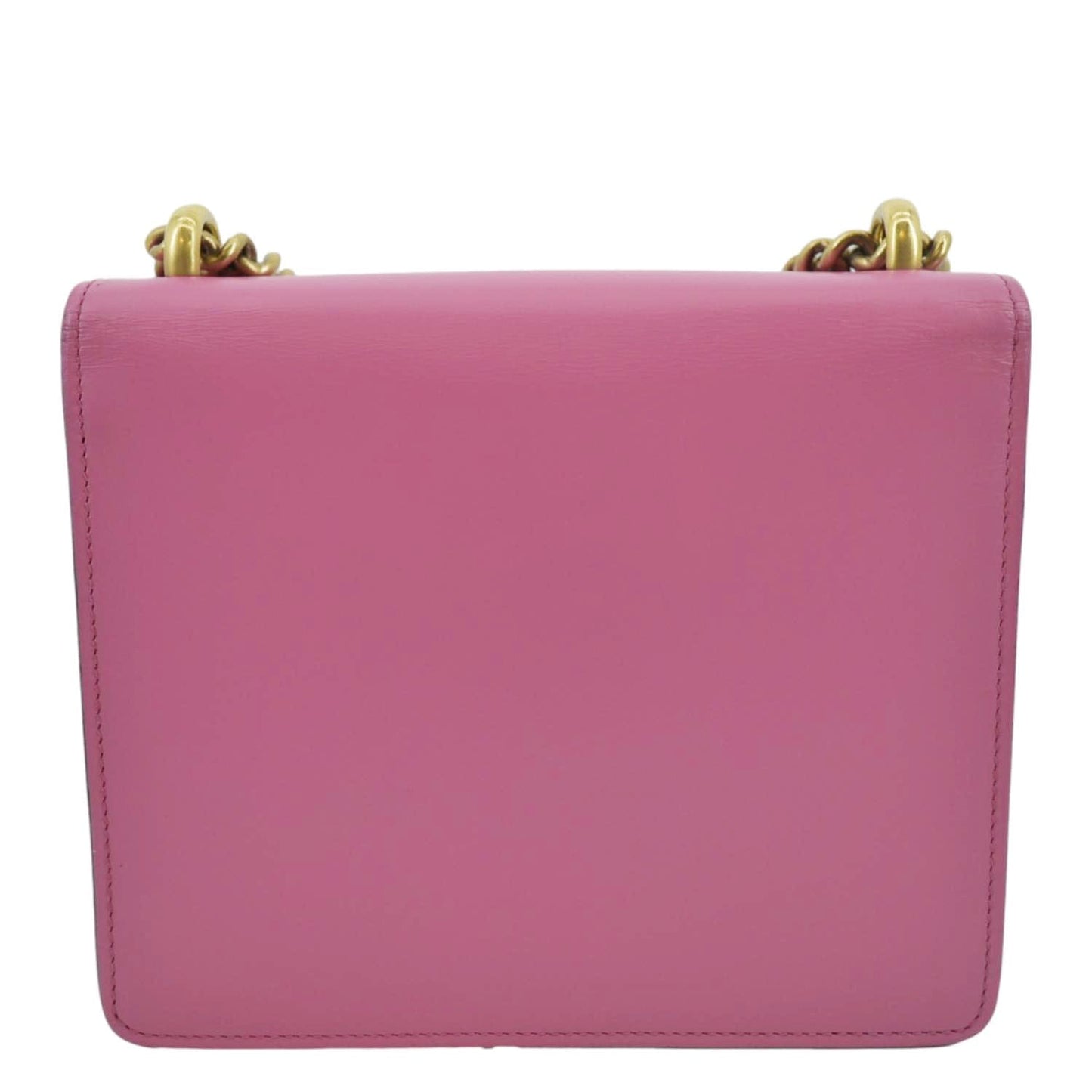 Gucci Interlocking Shoulder Bag Leather Pink