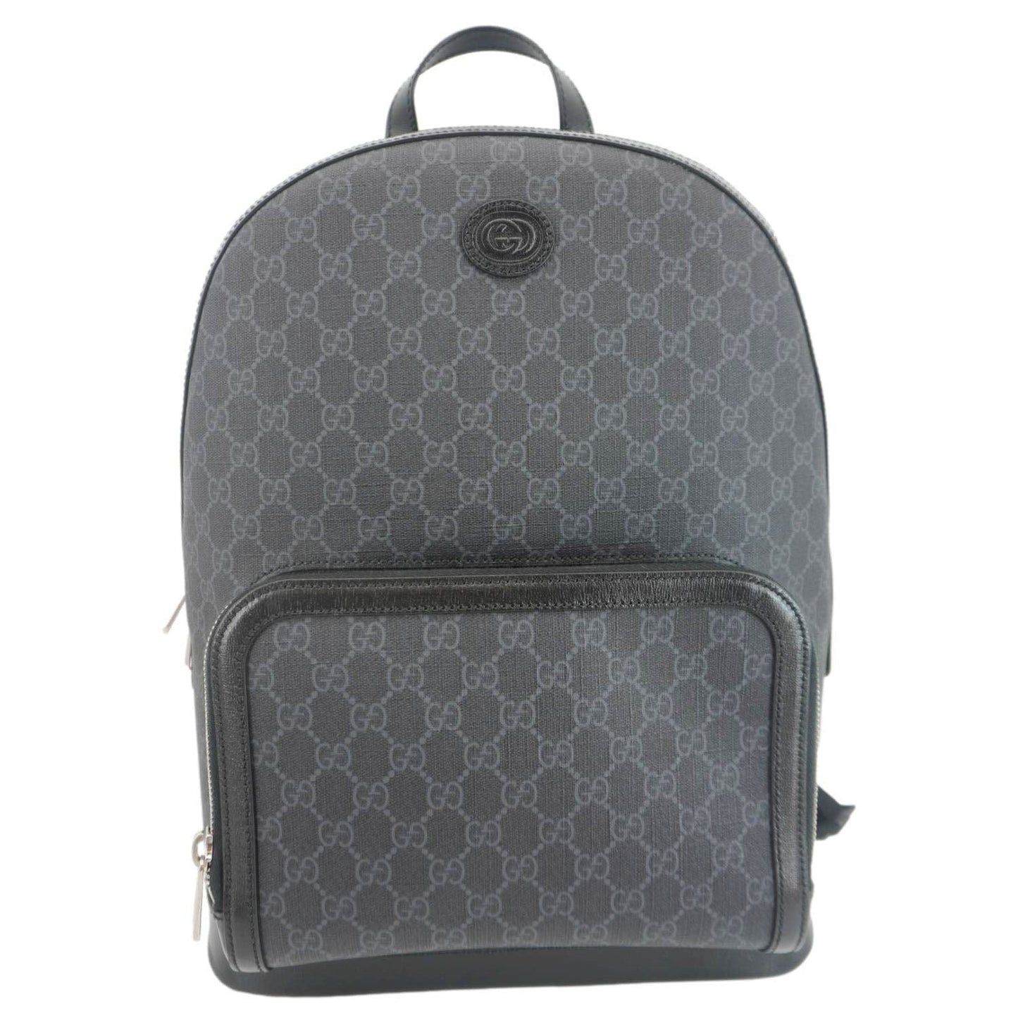 Gucci Interlocking Supreme Backpack Canvas Black