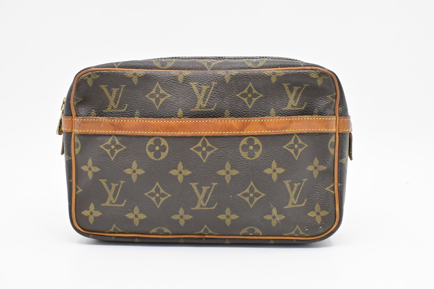 Louis Vuitton Compiegne Monogram Canvas Handbag Canvas 1
