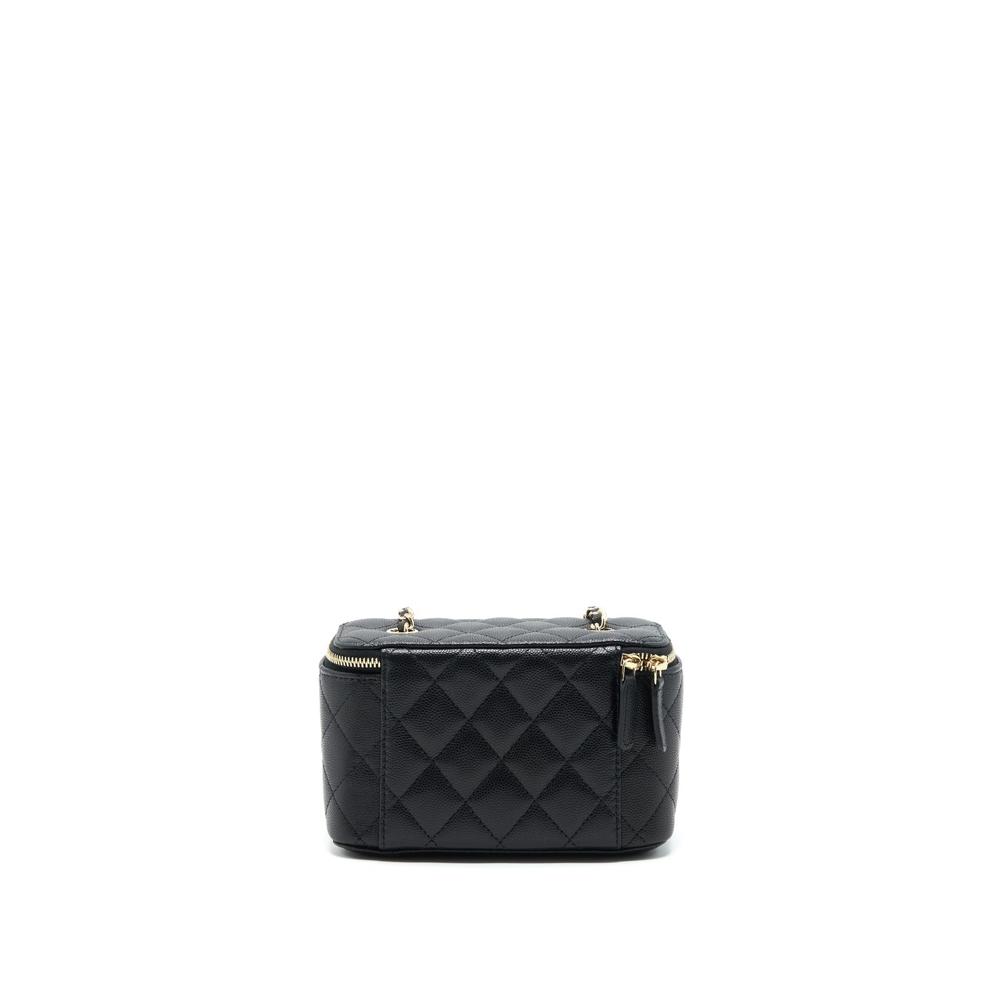 Chanel Caviar Long Vanity Caviar LGHW Black Handbag