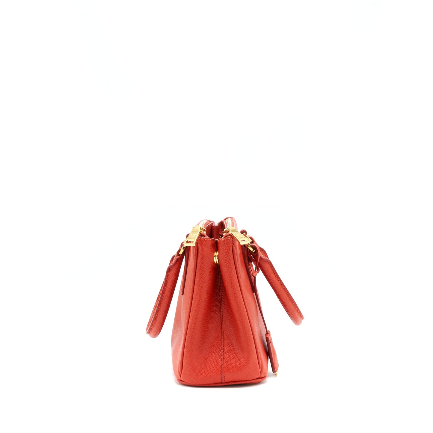 Prada Top Handle Crossbody Tote Purse Saffiano Handbag Red Crossbody Bag