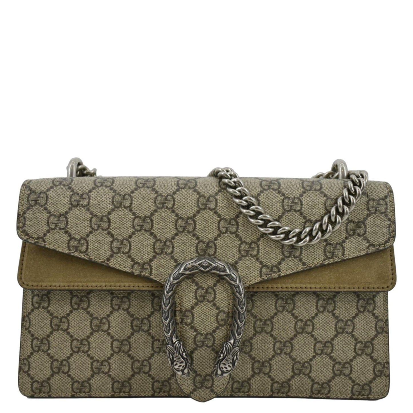 Gucci Dionysus Supreme Shoulder Bag Canvas Beige Small 1