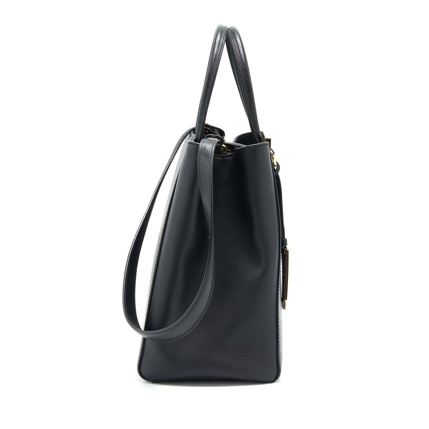 Fendi 2Jours Tote Purse Black Tote Bag