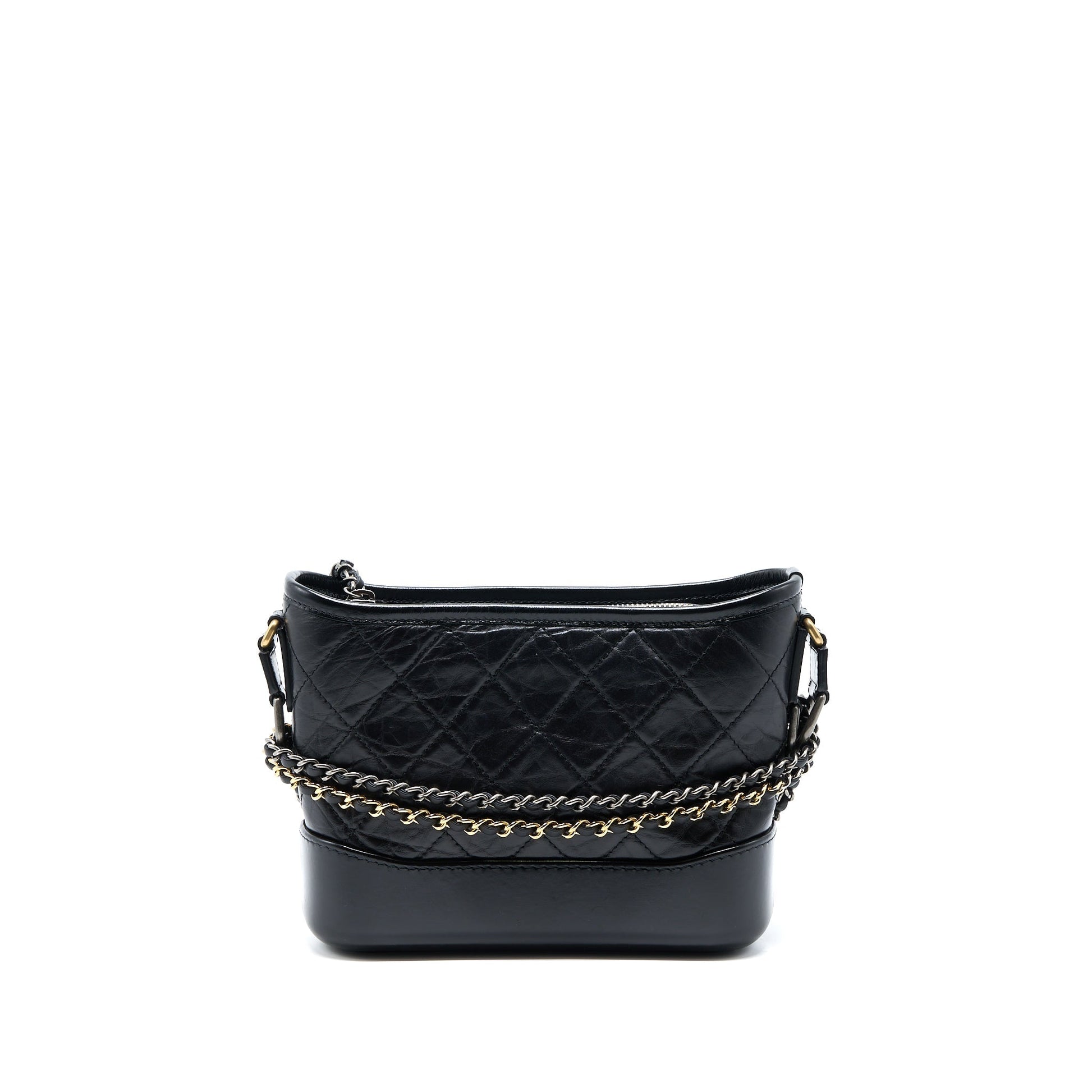 Chanel Gabrielle Hobo Hardware Multicolour Black Small Shoulder Bag Multicolour Hardware