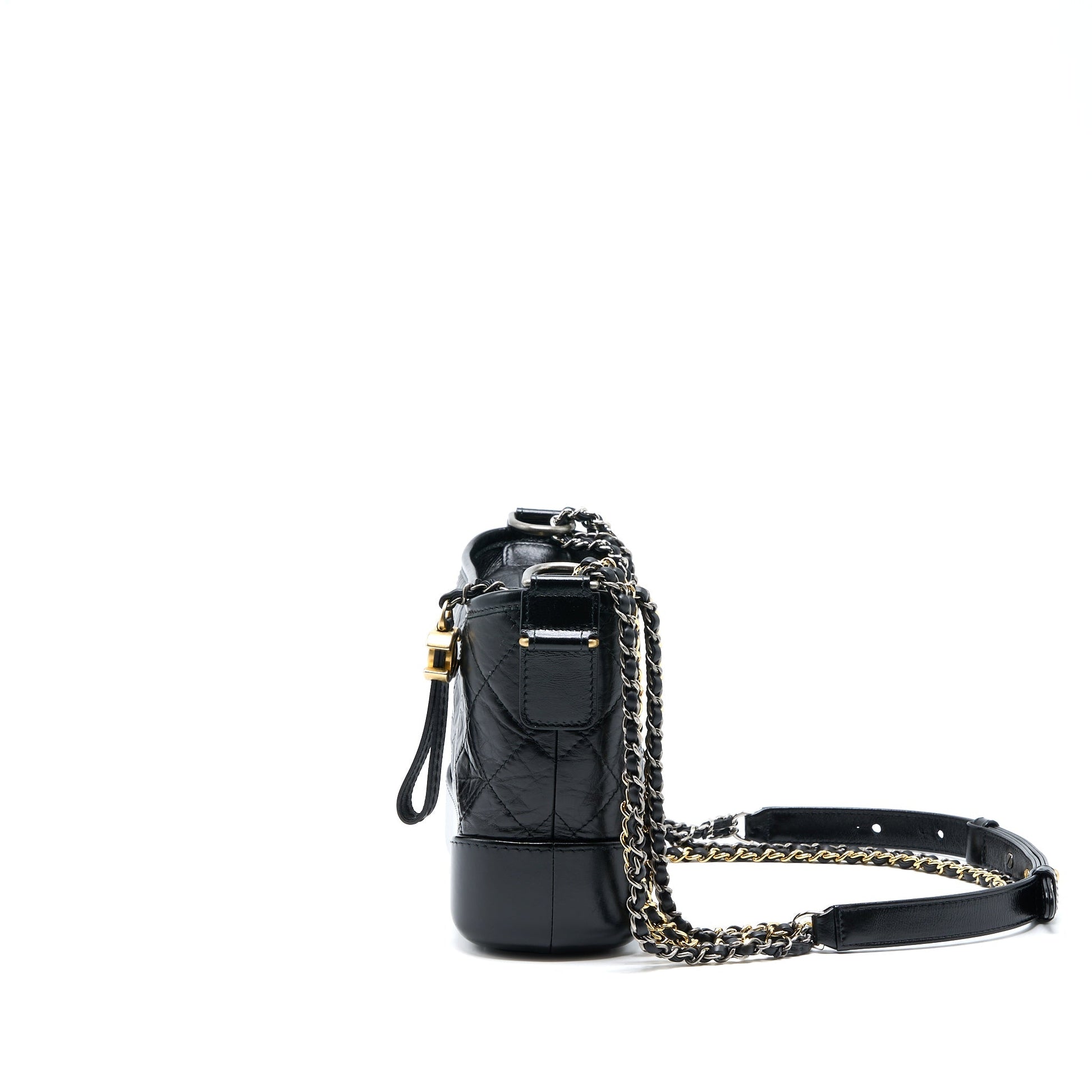 Chanel Gabrielle Hobo Hardware Multicolour Black Small Shoulder Bag Multicolour Hardware