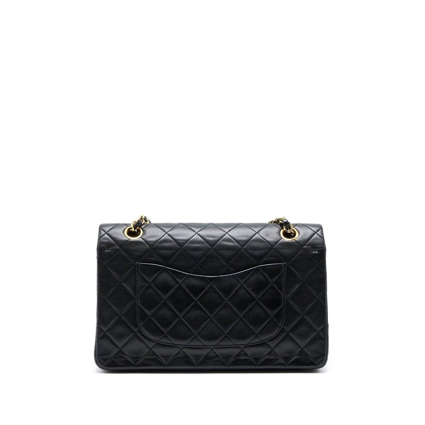 Chanel Flap Lambskin GHW Black Shoulder Bag Lambskin Ghw
