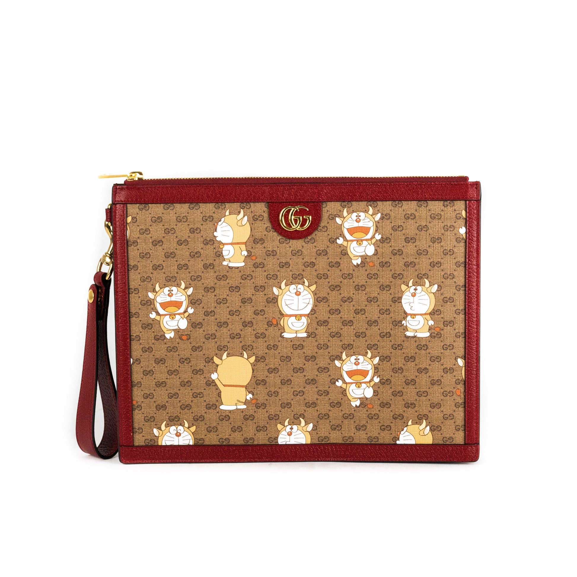 Gucci Doraemon Pouch Handbag Travel Bag