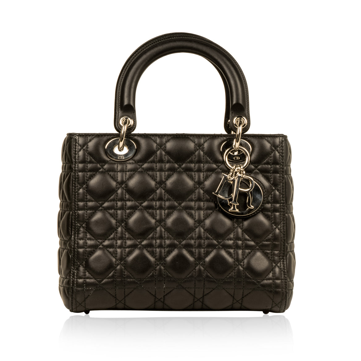 Dior Christian Lady Tote Bag Medium Medium 1 2