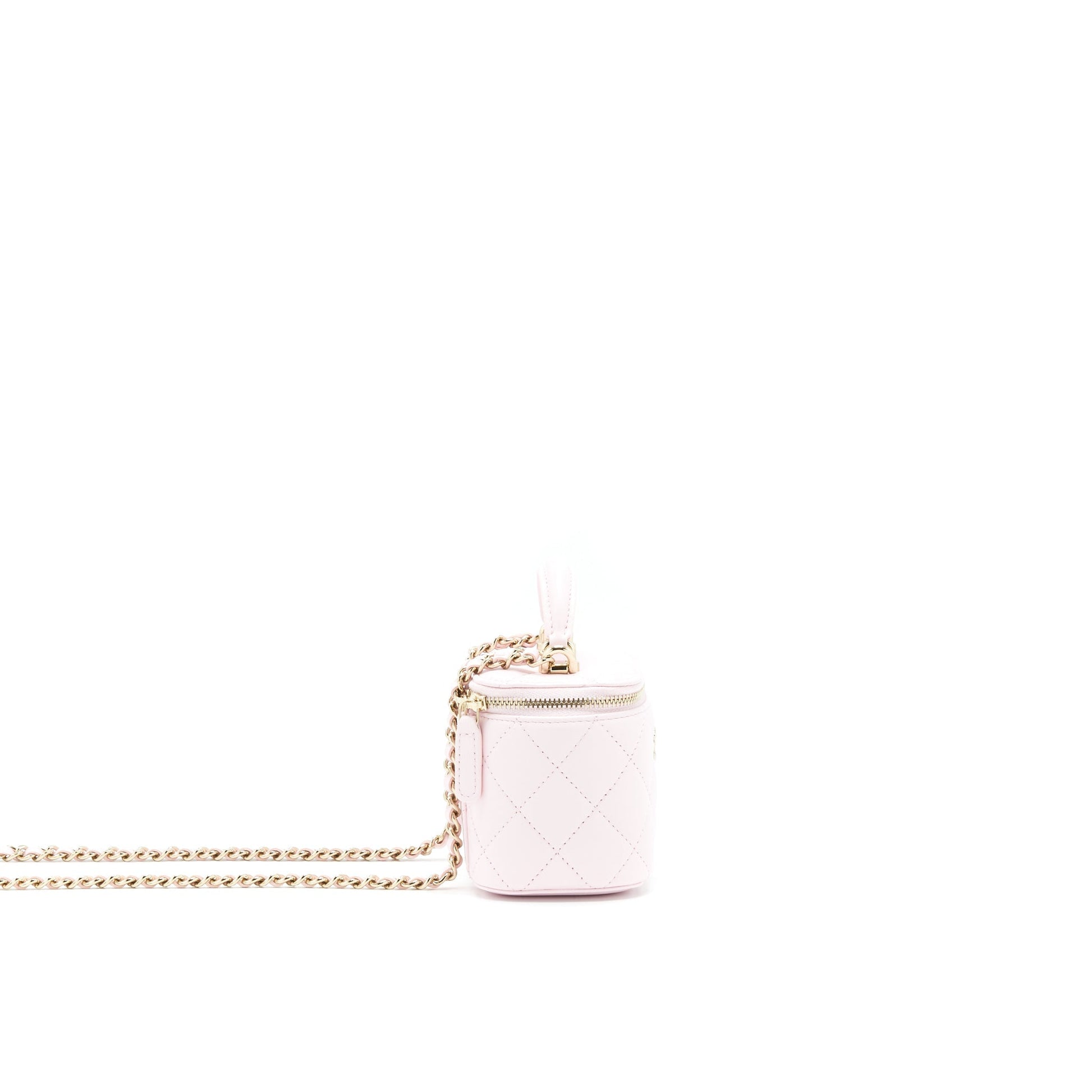 Chanel 22p vanity lambskin GHW Pink Mini Bag