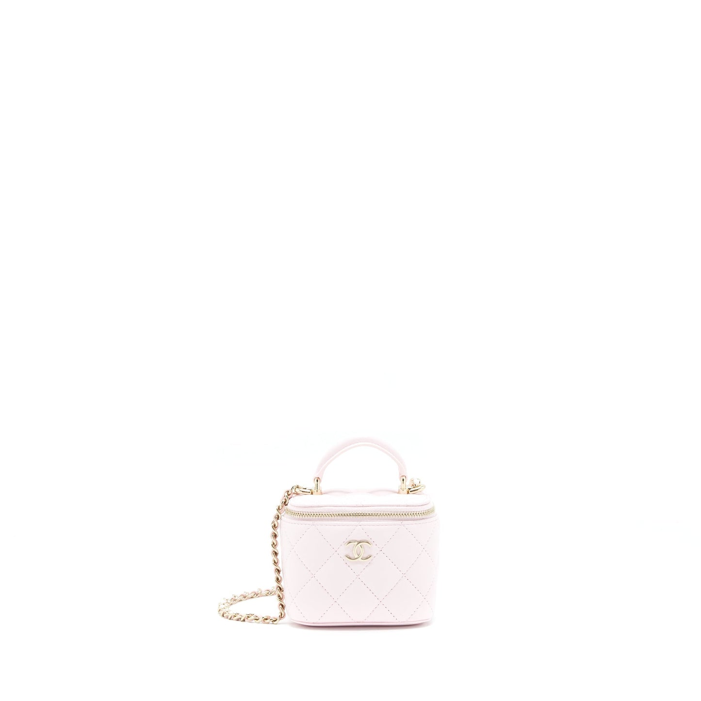 Chanel 22p vanity lambskin GHW Pink Mini Bag