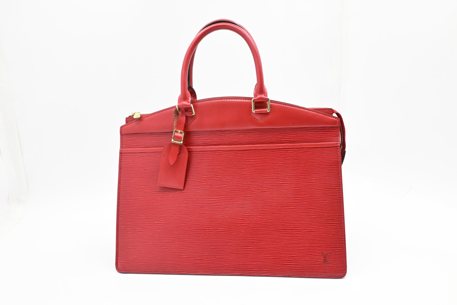 Louis Vuitton Riviera Red Leather Epi Handbag