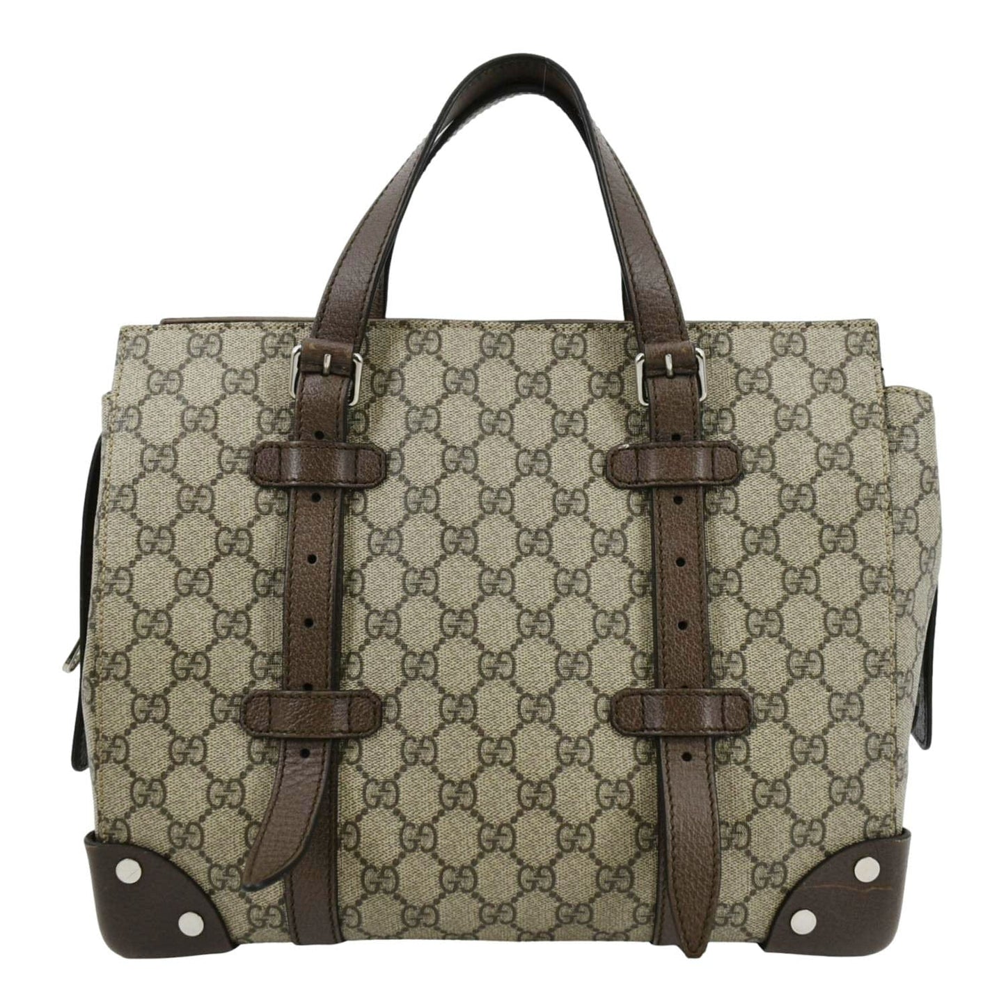Gucci Supreme Tote Bag Canvas Beige