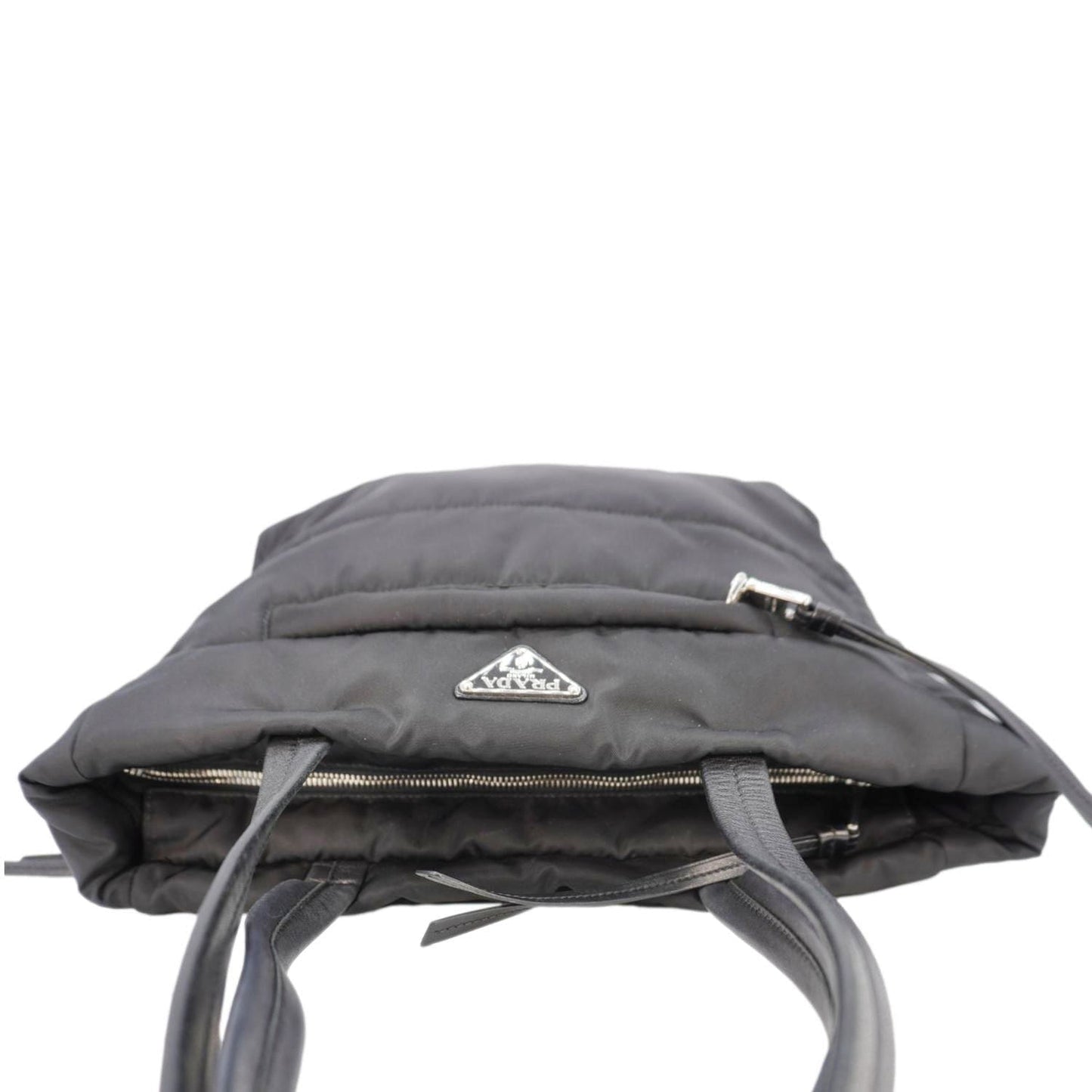 Prada Tessuto Bomber Shopping Tote Bag Nylon Black