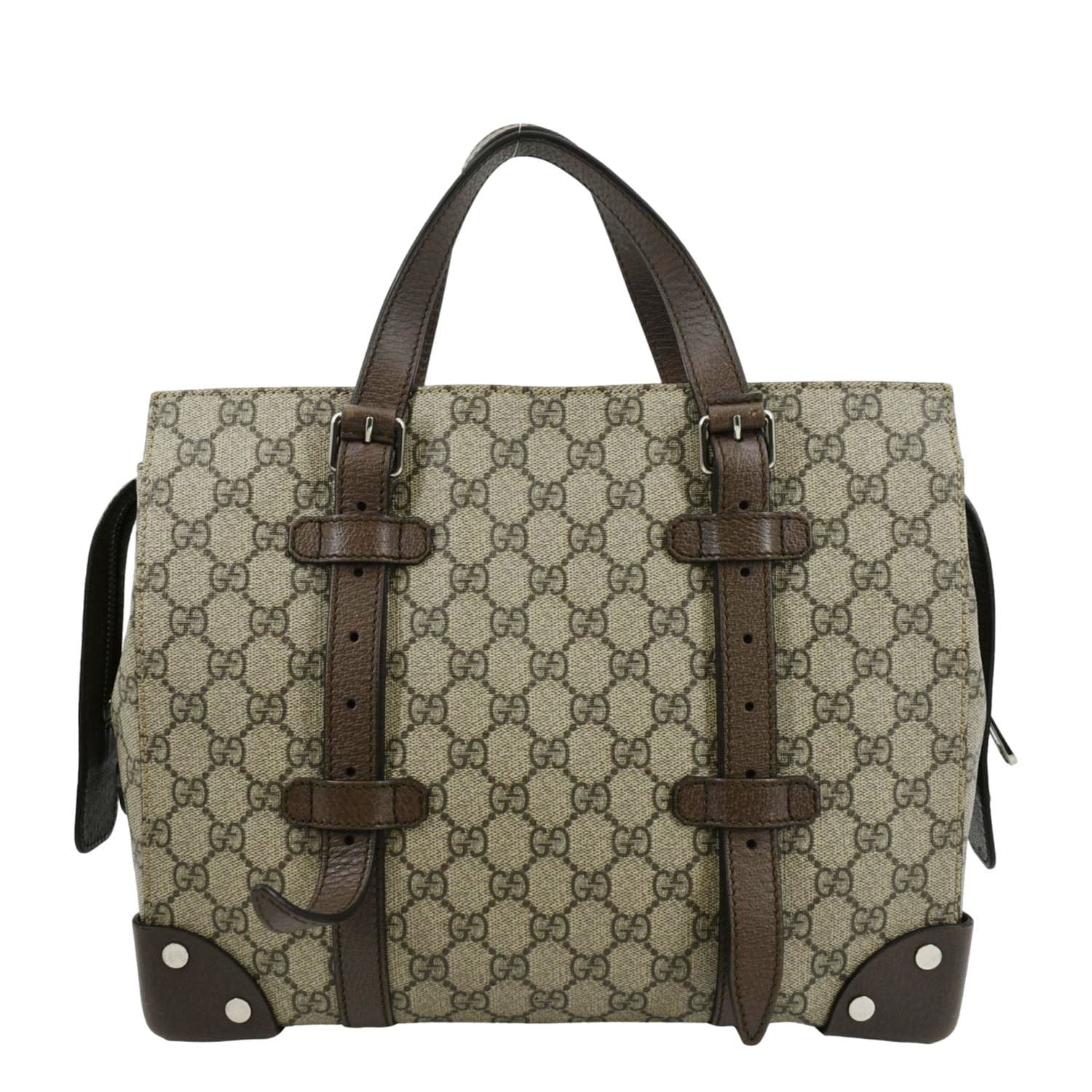 Gucci Supreme Tote Bag Canvas Beige