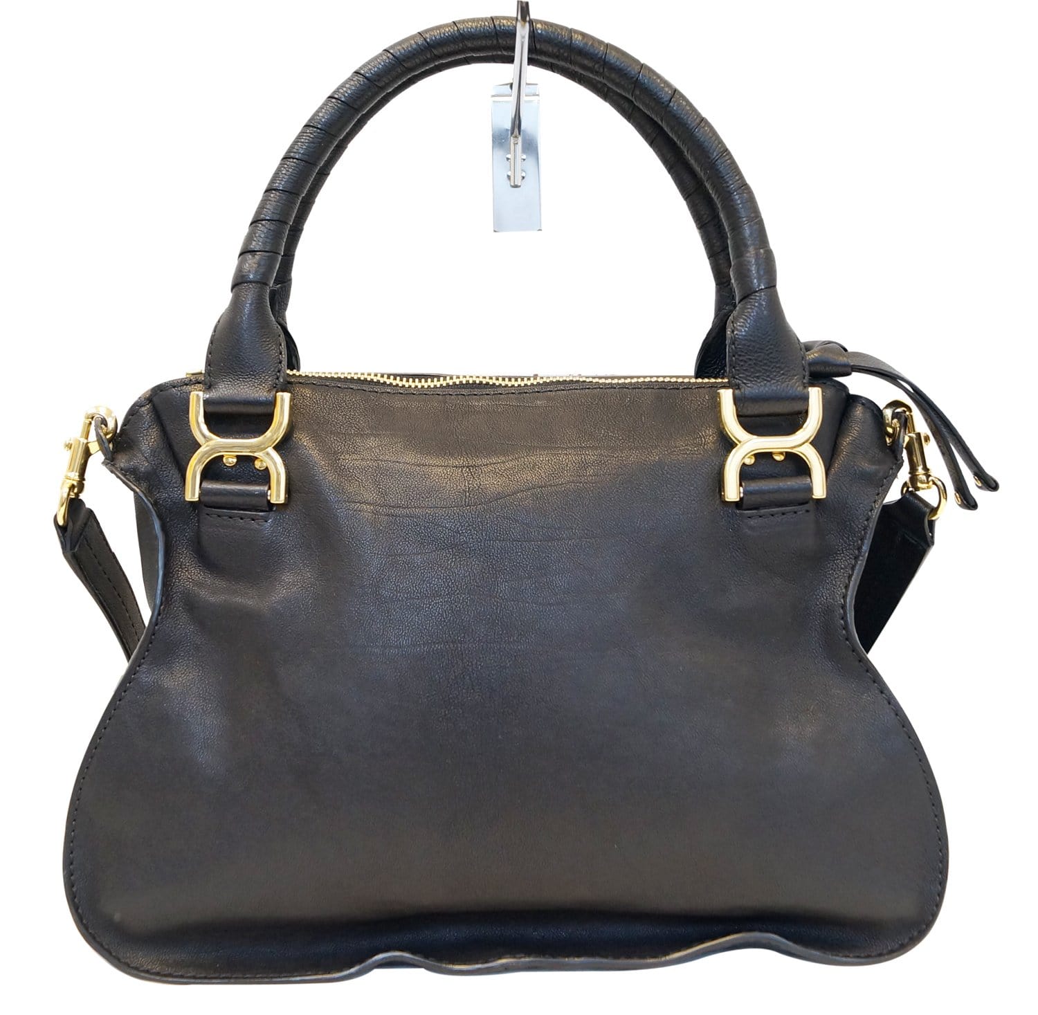Chloe Marcie Shoulder Handbag Leather Black Shoulder Bag