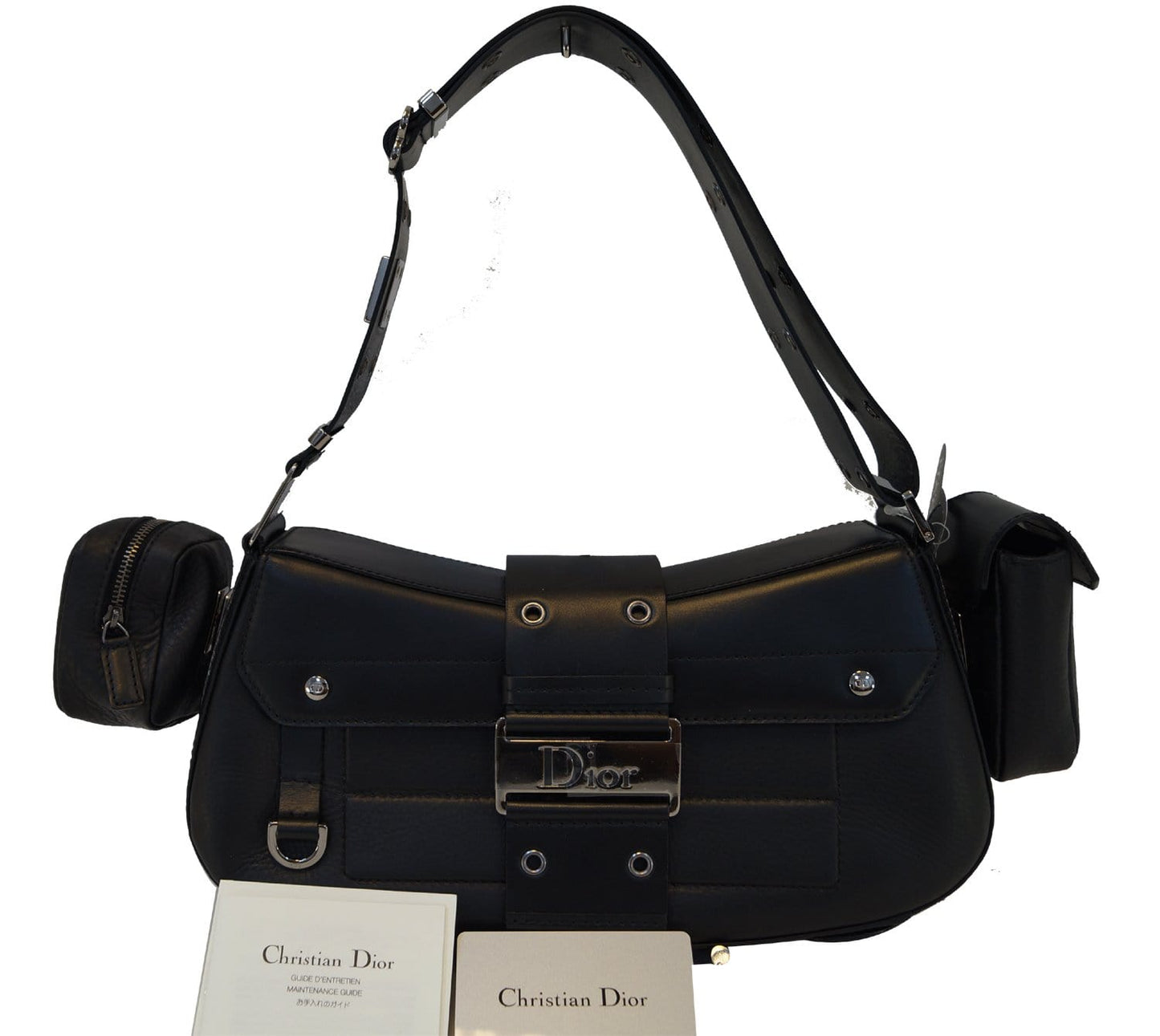 Dior Bag Street Chic Columbus Avenue Multipocket Black Shoulder Bag