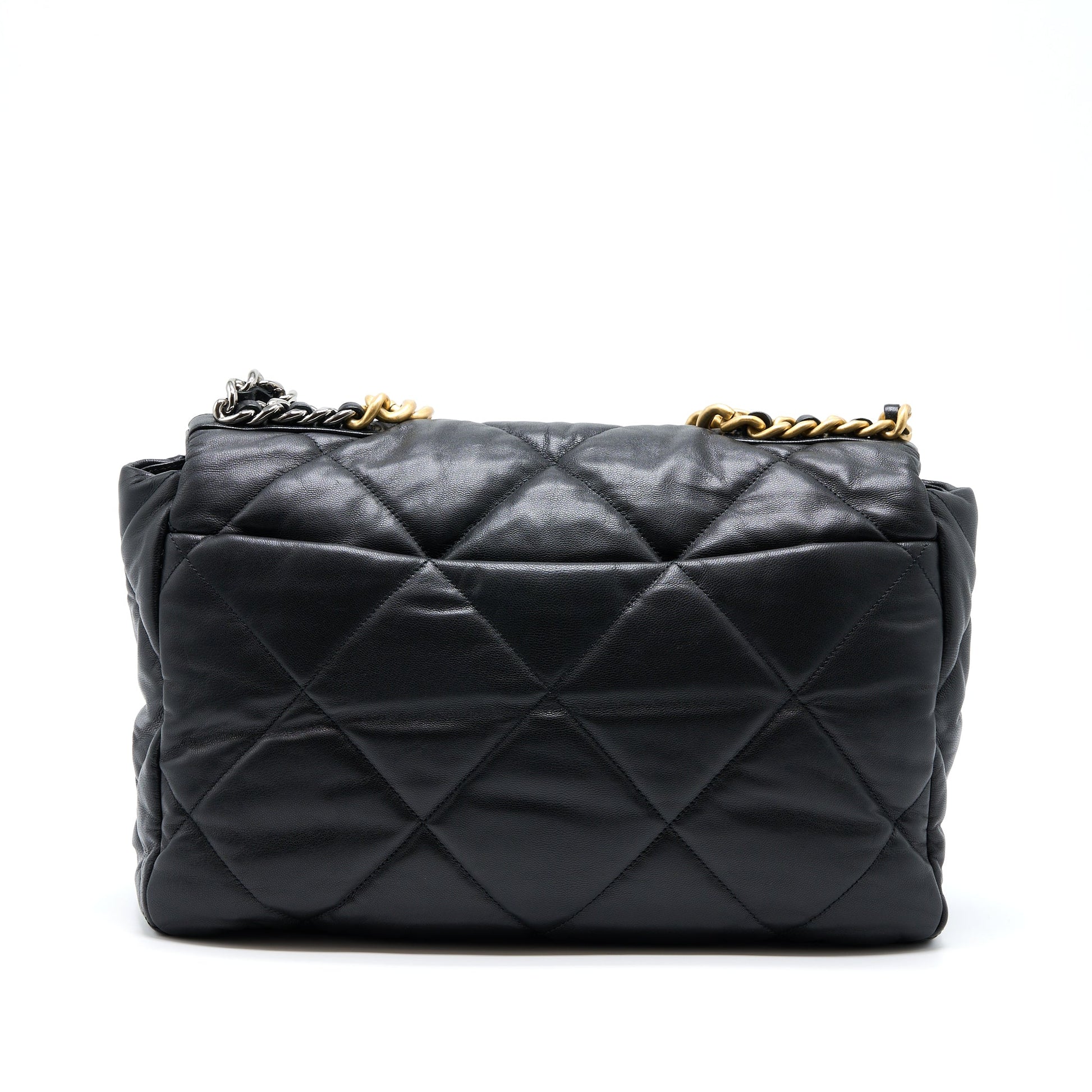 Chanel MAXI 19 Goatskin Hardware Multicolour Black Handbag Hardware 1