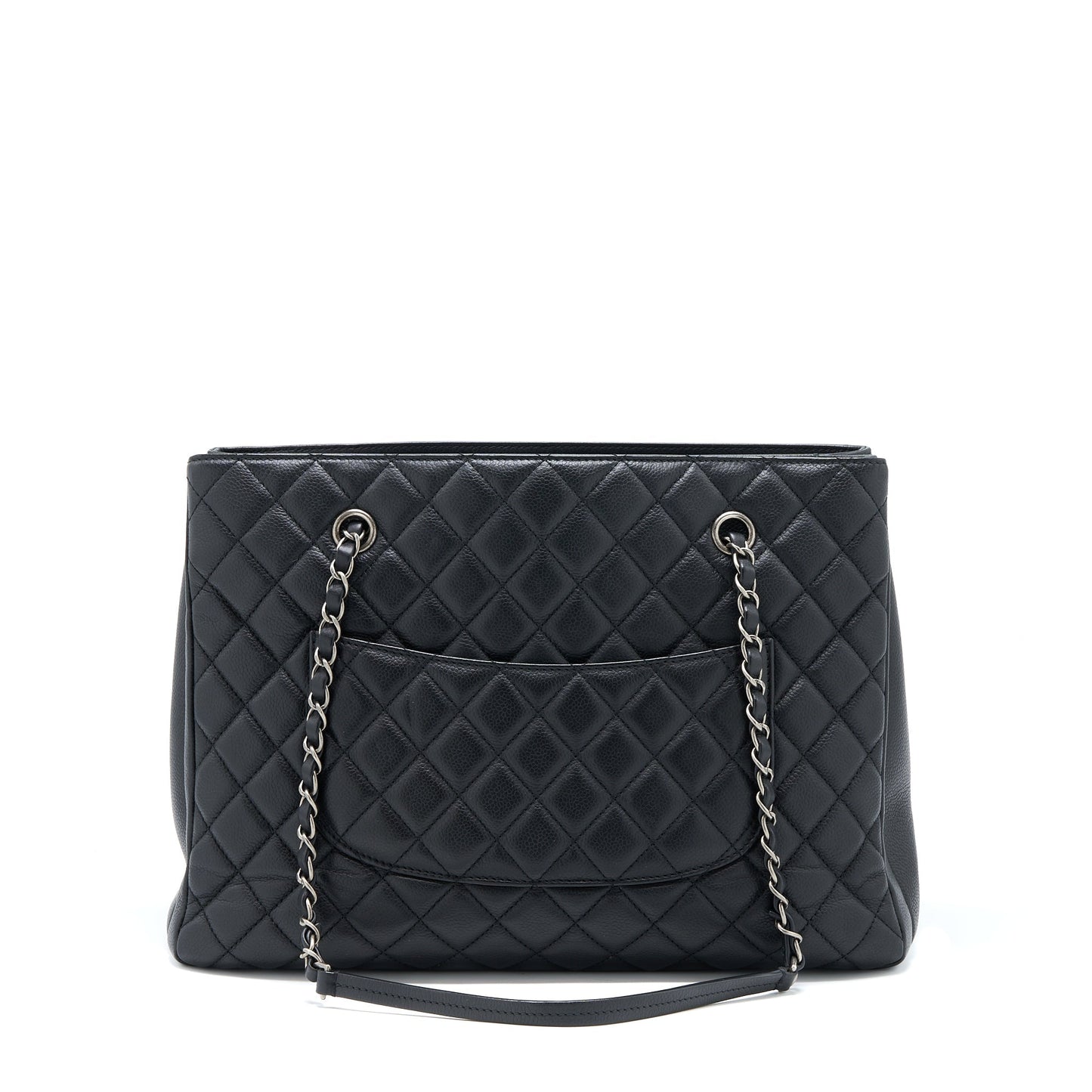 Chanel Urban Companion Caviar Ruthenium Hardware Black Tote Bag