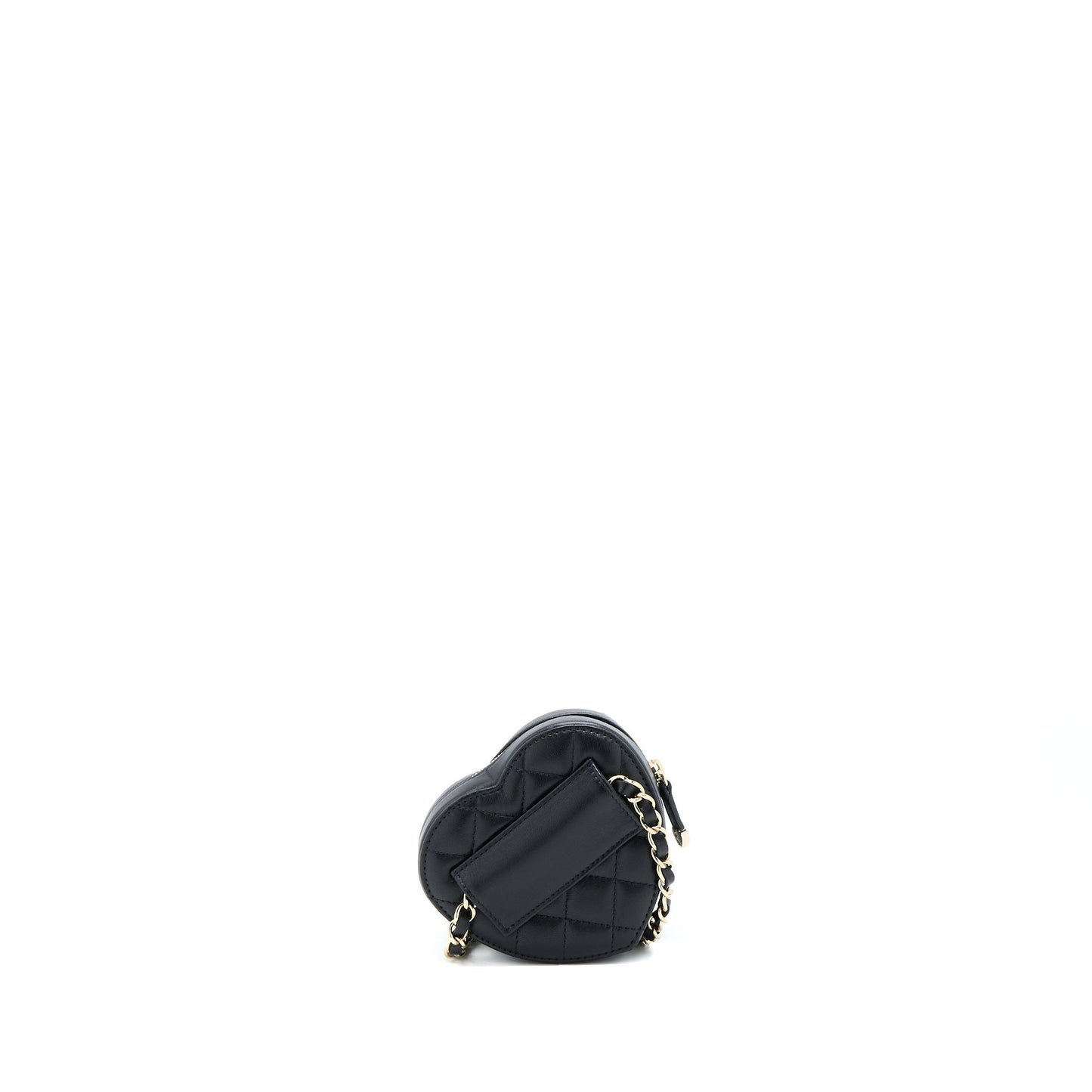 Chanel 22S Heart Belt Lambskin LGHW Black Lghw 7