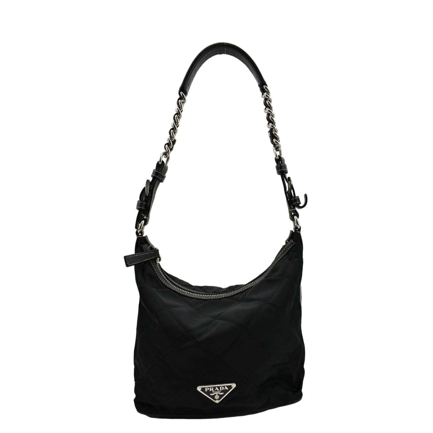 Prada Tessuto Re Edition Shoulder Bag Nylon Black Mini