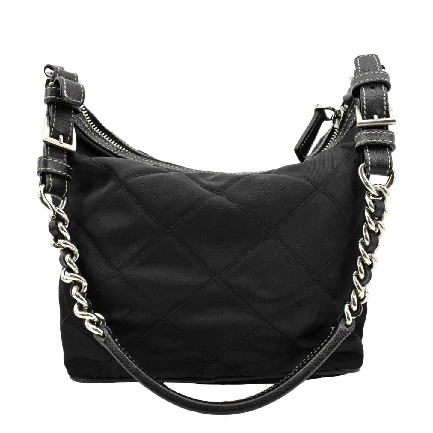 Prada Tessuto Re Edition Shoulder Bag Nylon Black Mini