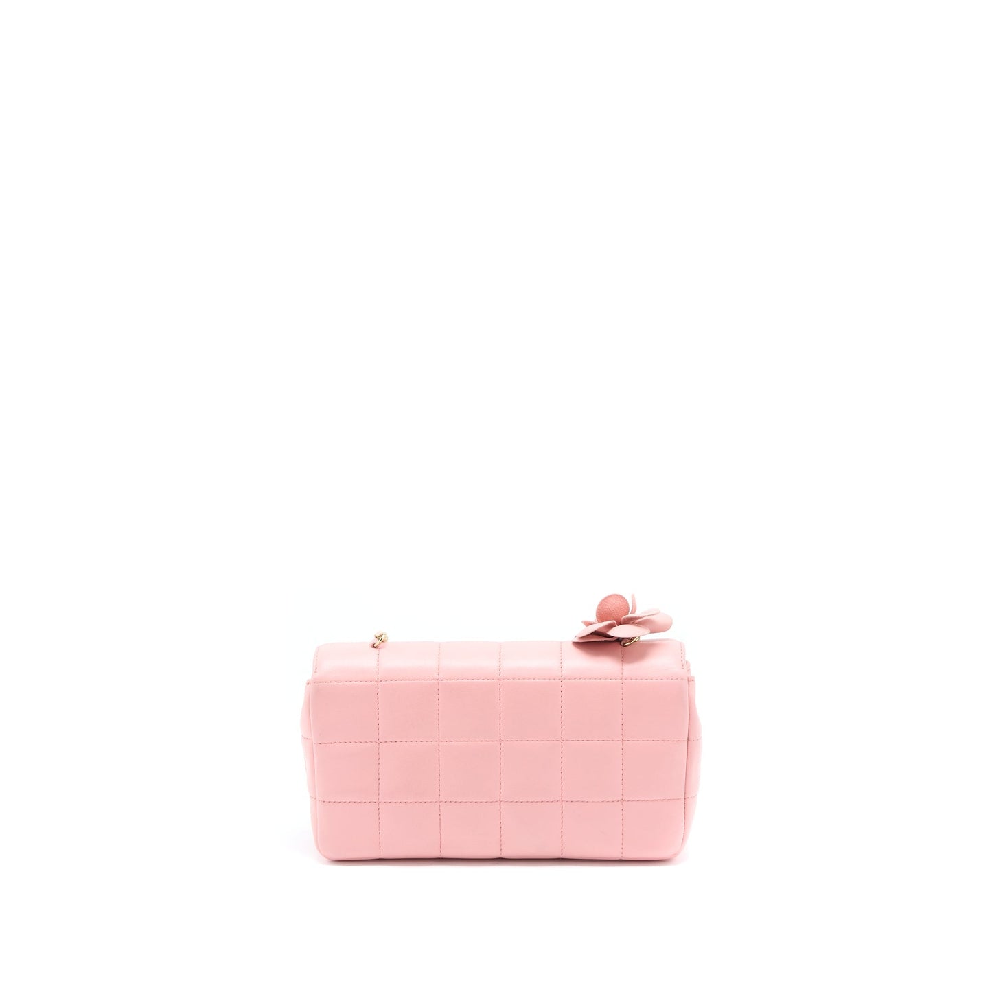 Chanel Camellia Flap Lambskin GHW Pink Shoulder Bag