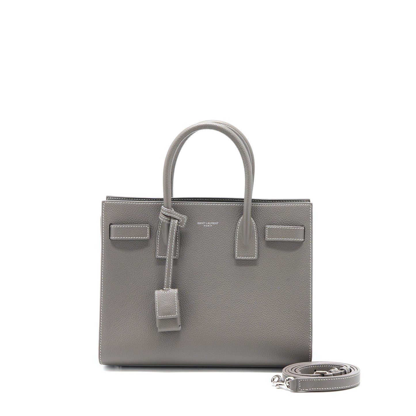 YSL Saint Laurent Saint Laurent Baby Sac De Jour Calfskin Travel Bag
