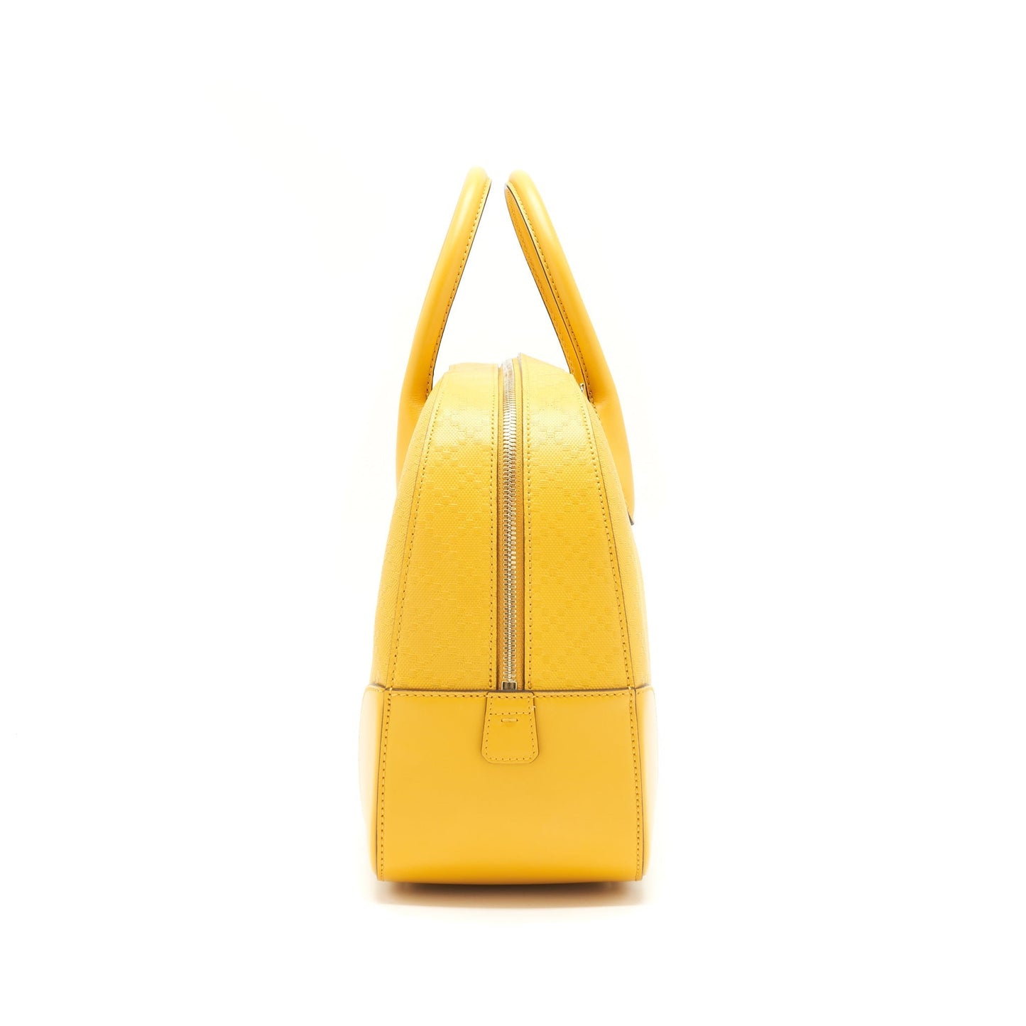 Gucci Bowling Bag Yellow Large Travel Bag