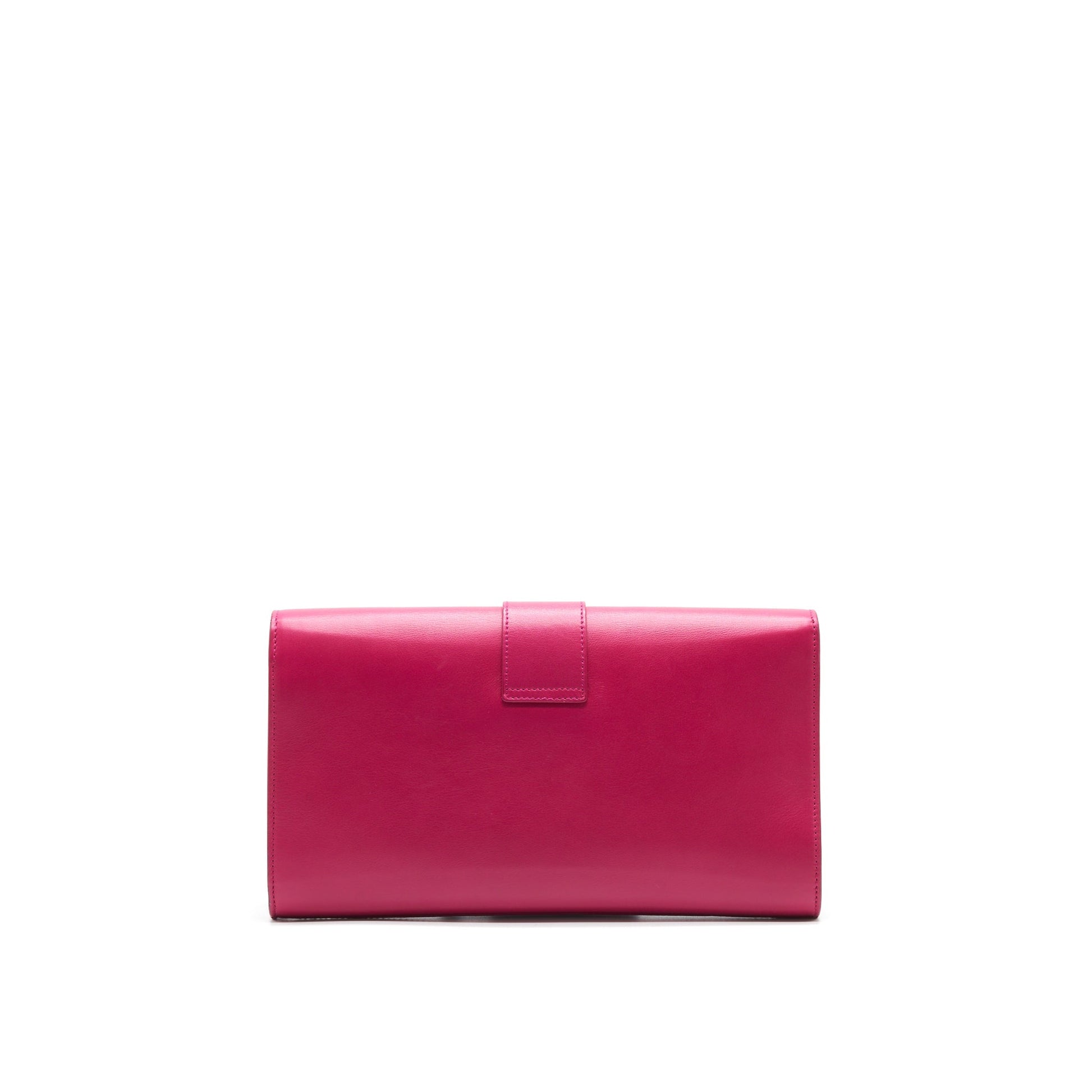 YSL Saint Laurent Clutch In Fuchsia Clutch Bag
