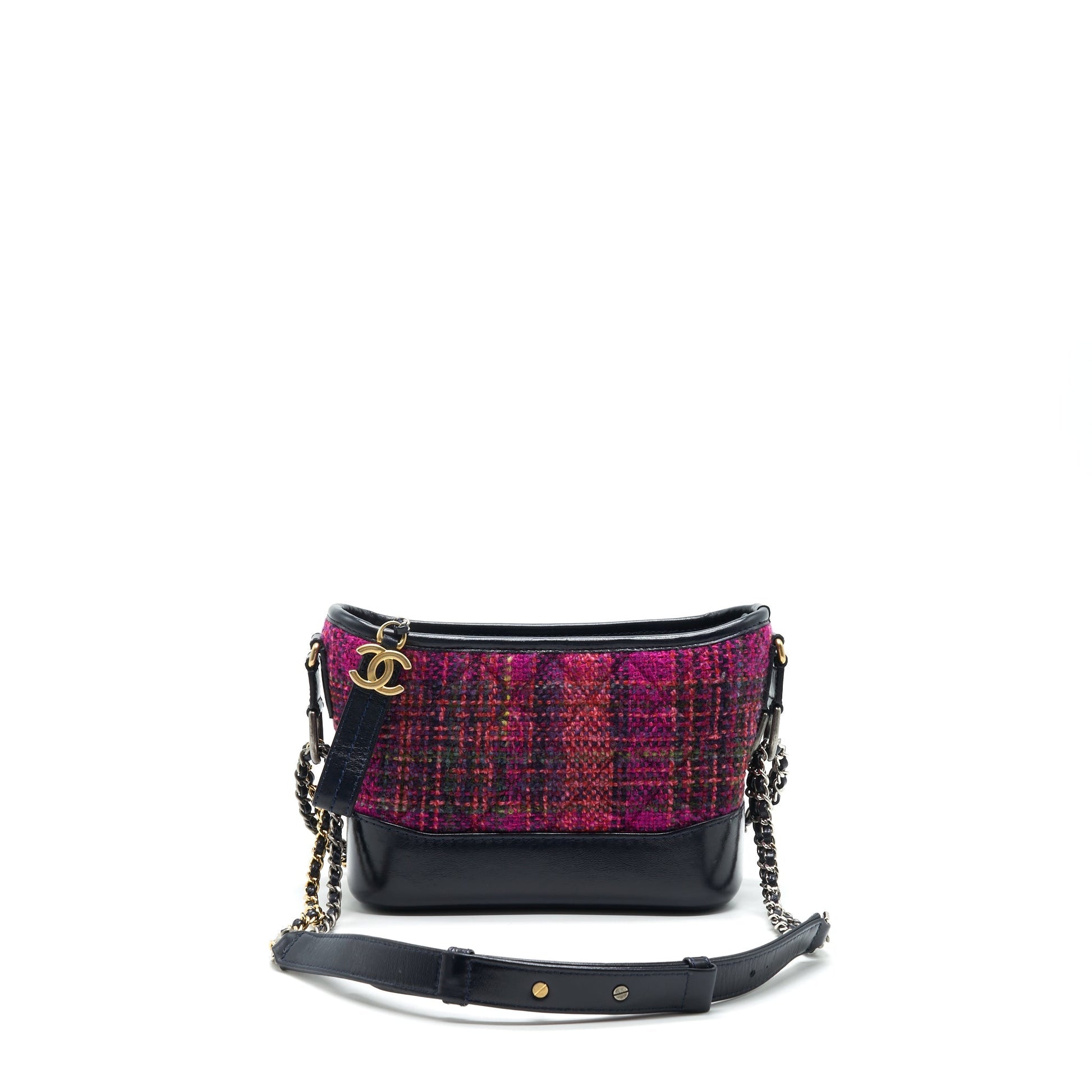Chanel TWEED GABRILLE HOBO Small Shoulder Bag