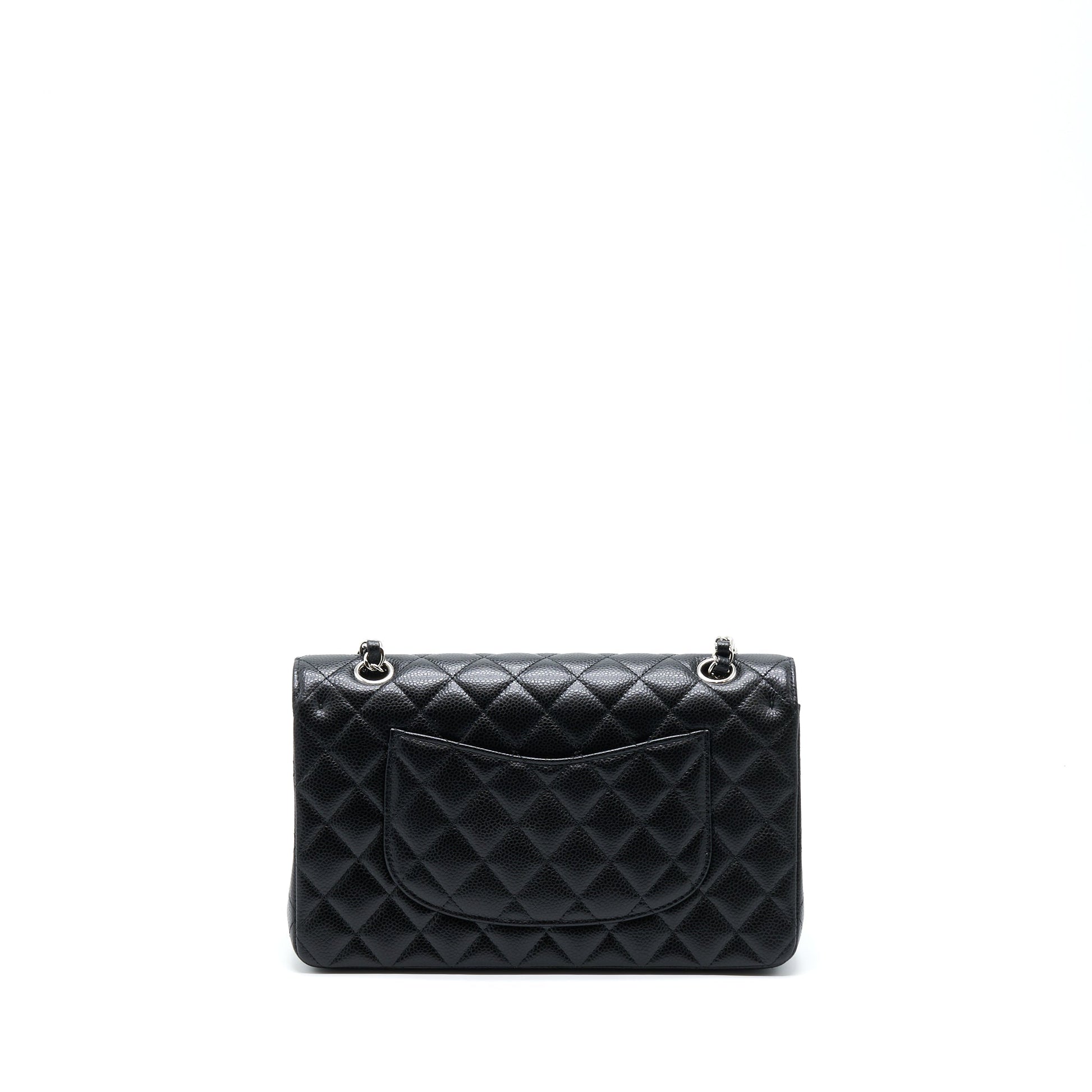 Chanel Classic Double Flap Caviar SHW Black Shoulder Bag