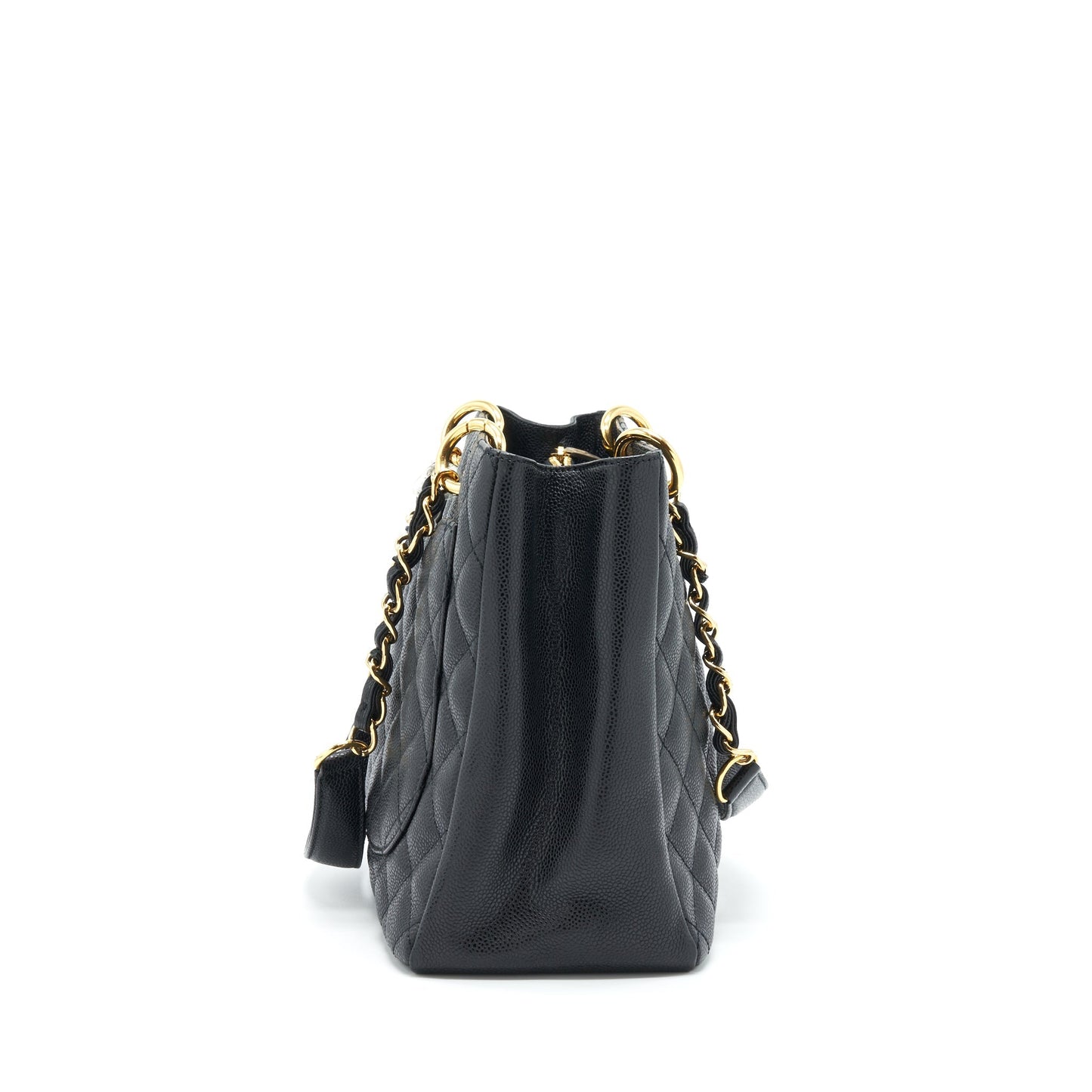 Chanel Grand Shopping Caviar GHW Black Tote Bag Ghw 2