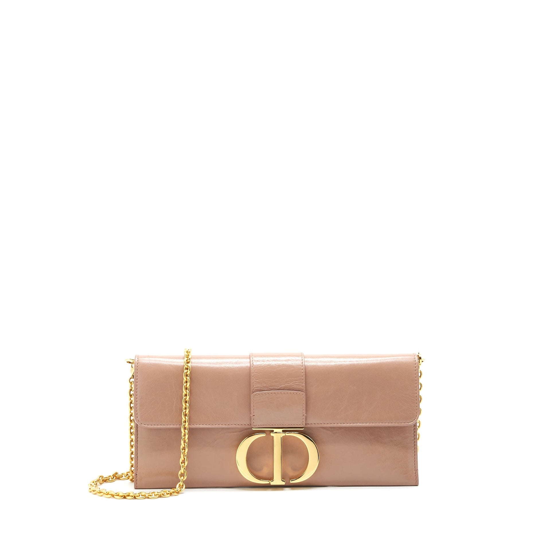 Dior Montaigne Clutch Purse With Handbag Leather Chain Clutch Bag
