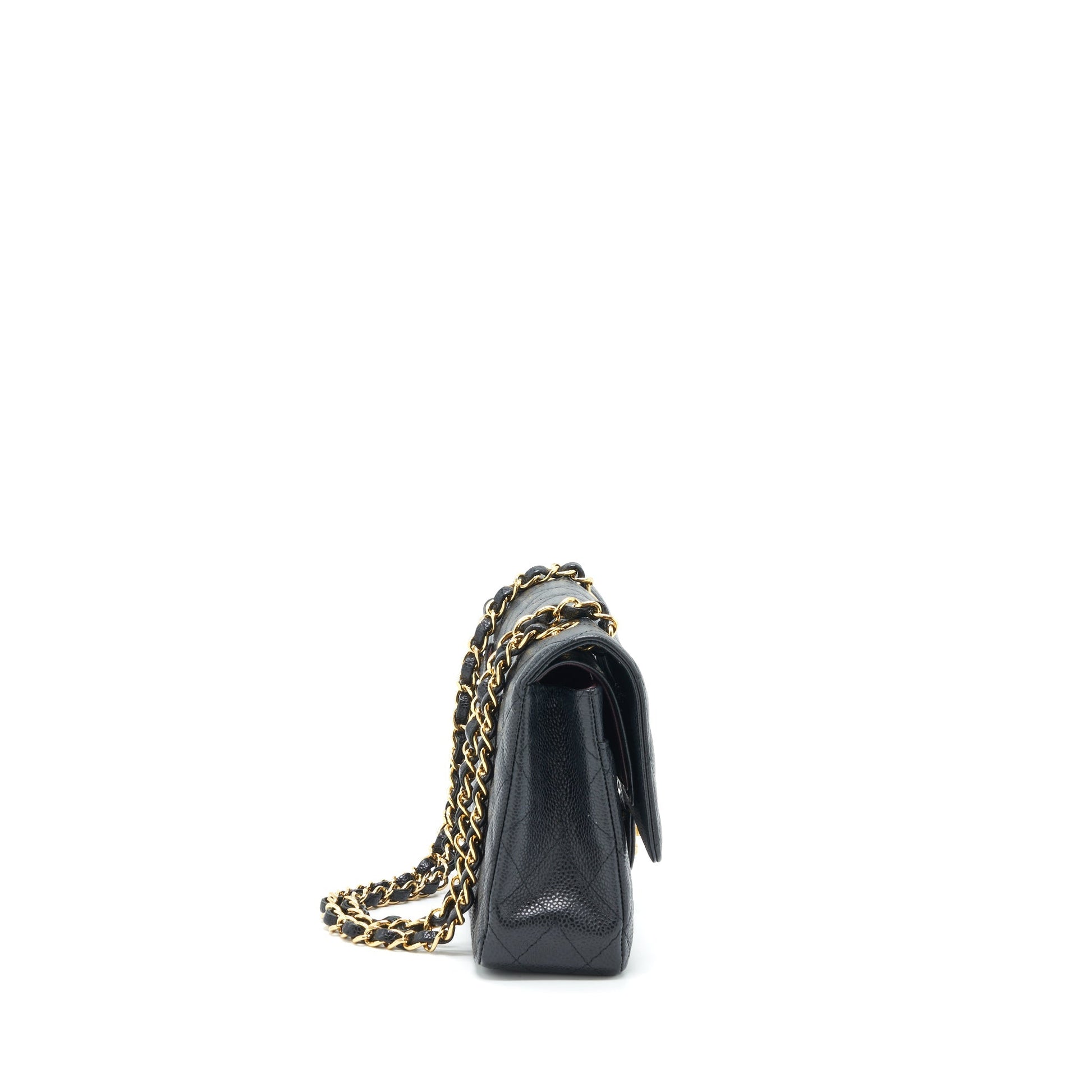 Chanel Classic Double Flap Caviar GHW Black Shoulder Bag Ghw 3