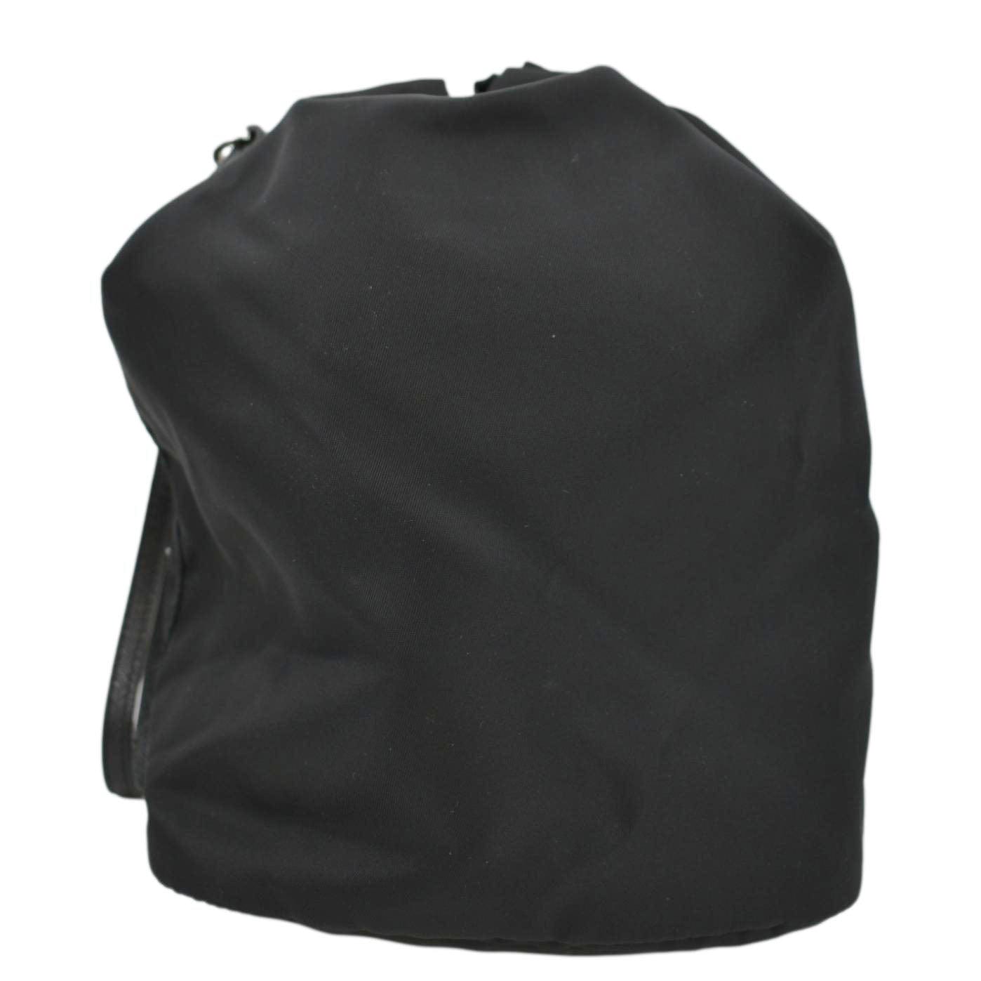 Nylon Bucket Bag Black