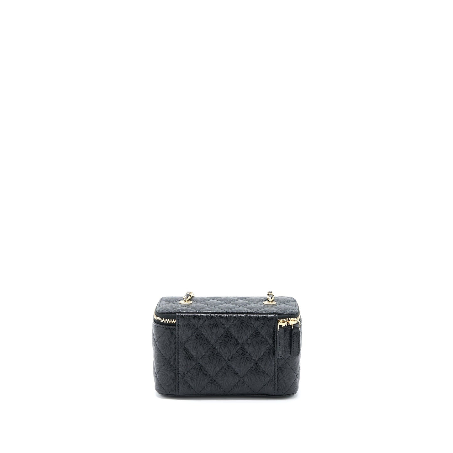 Chanel Long Vanity Caviar LGHW Microchip Black Handbag Microchip 1