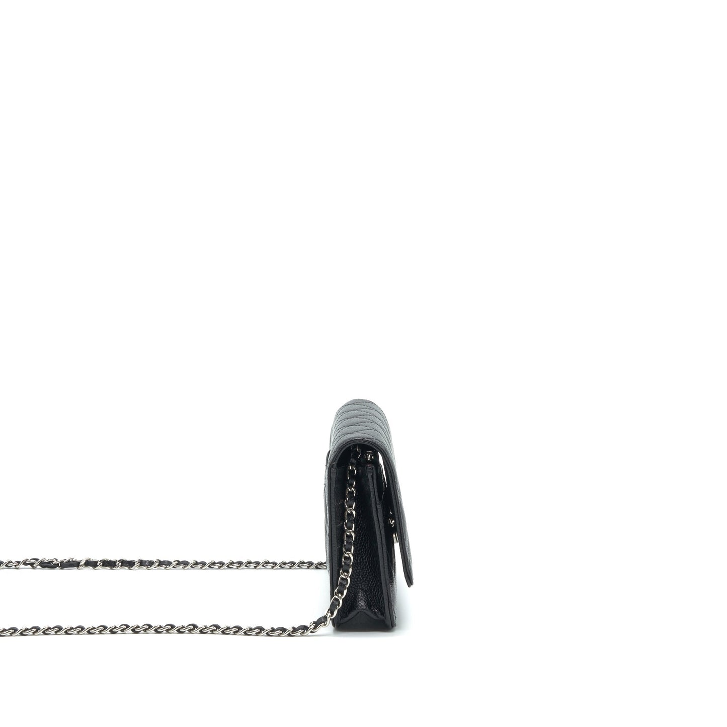 Chanel on WOC Caviar SHW Wallet Case