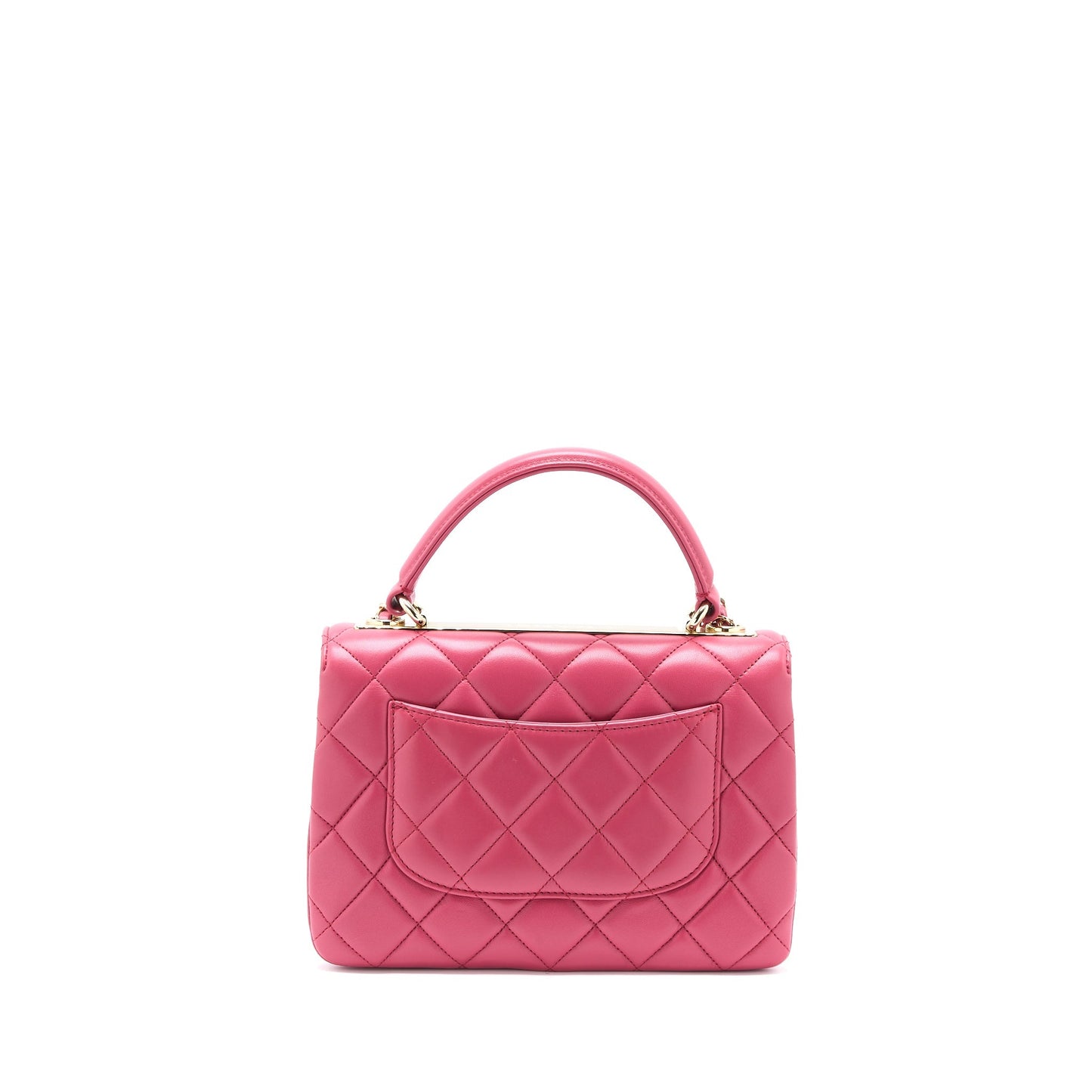Chanel Top handle Trendy CC Flap Lambskin Pink Shoulder Bag