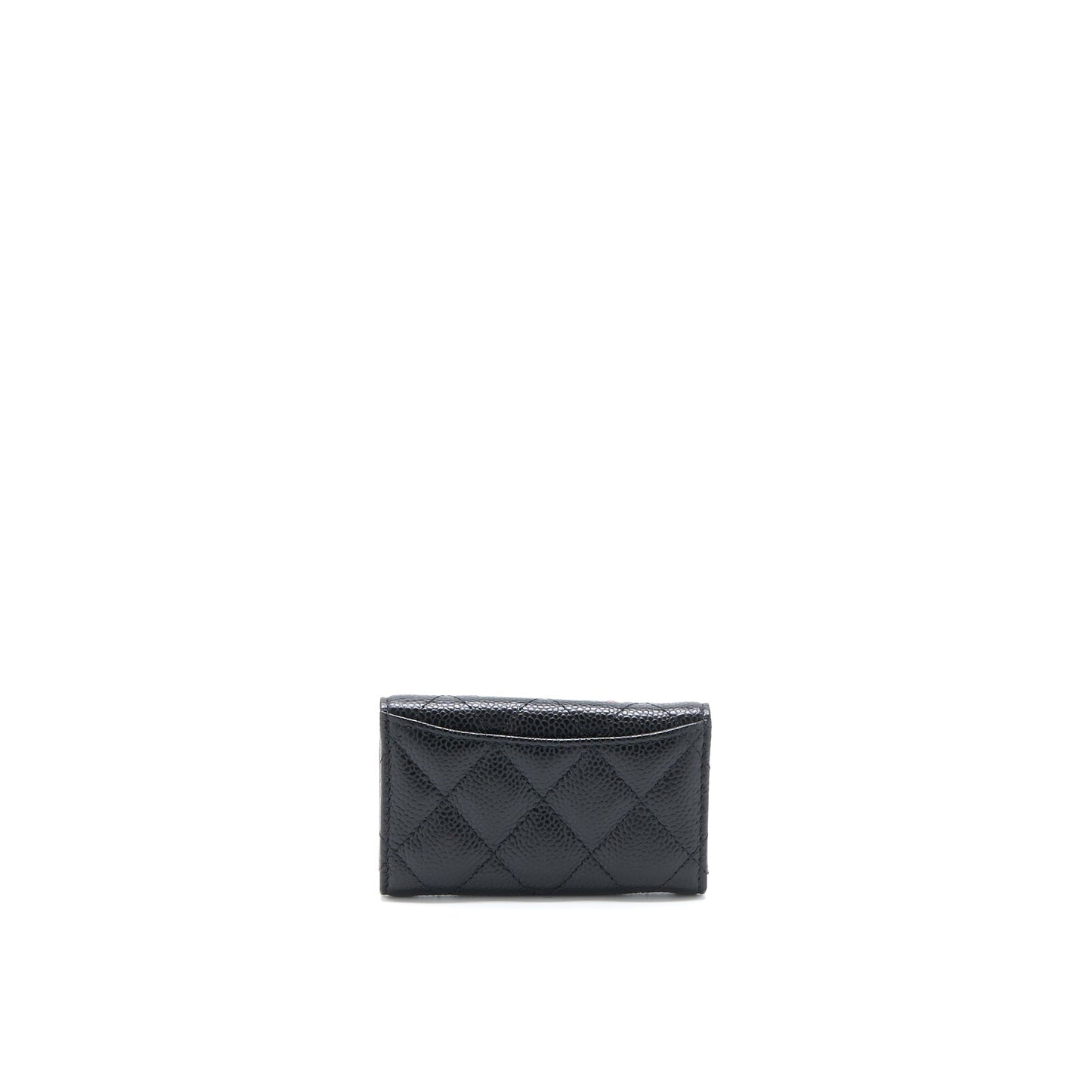 Chanel Flap Holder Caviar GHW Black Handbag