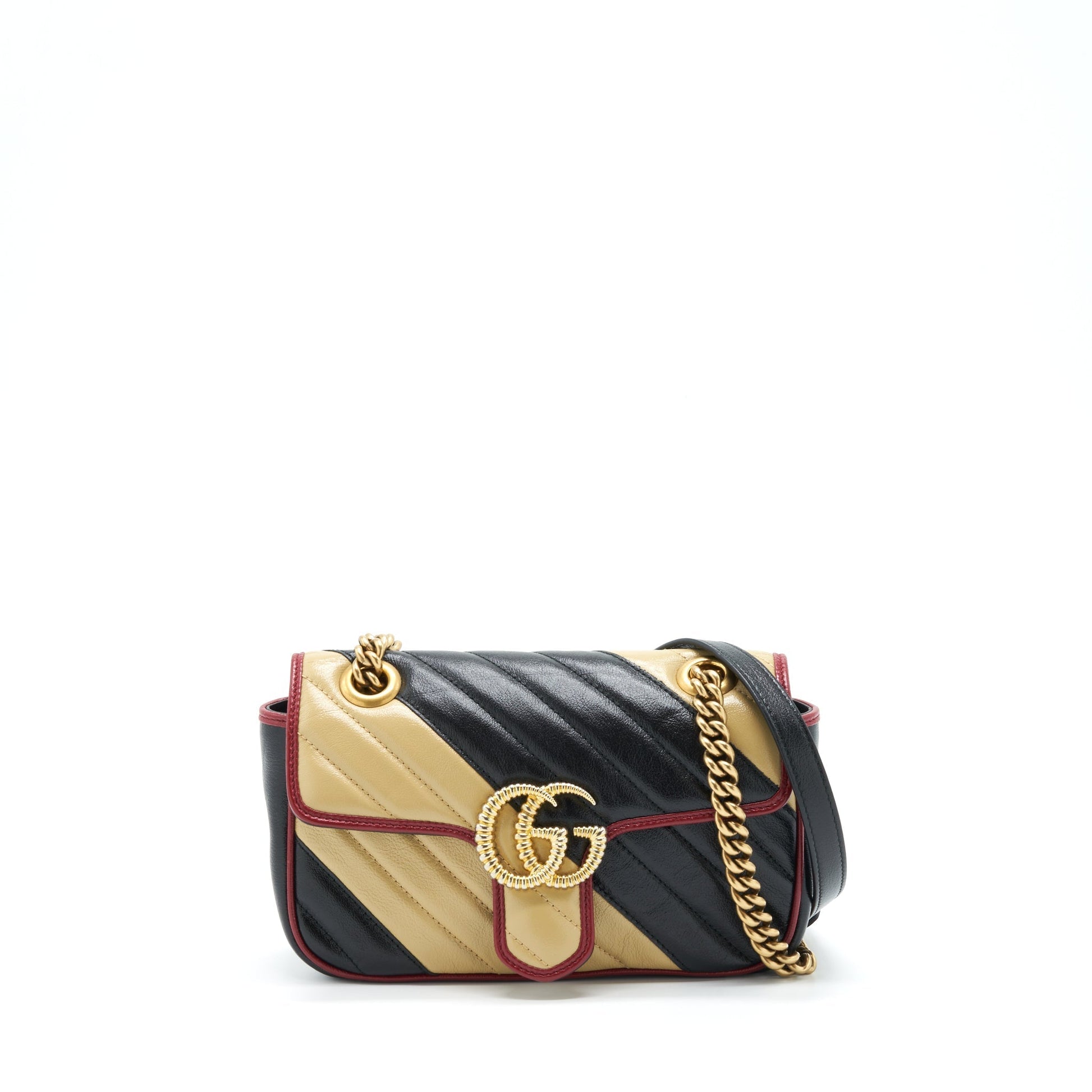 Gucci Marmont Bag Limited Edition Multicolor Mini Flap Travel Bag