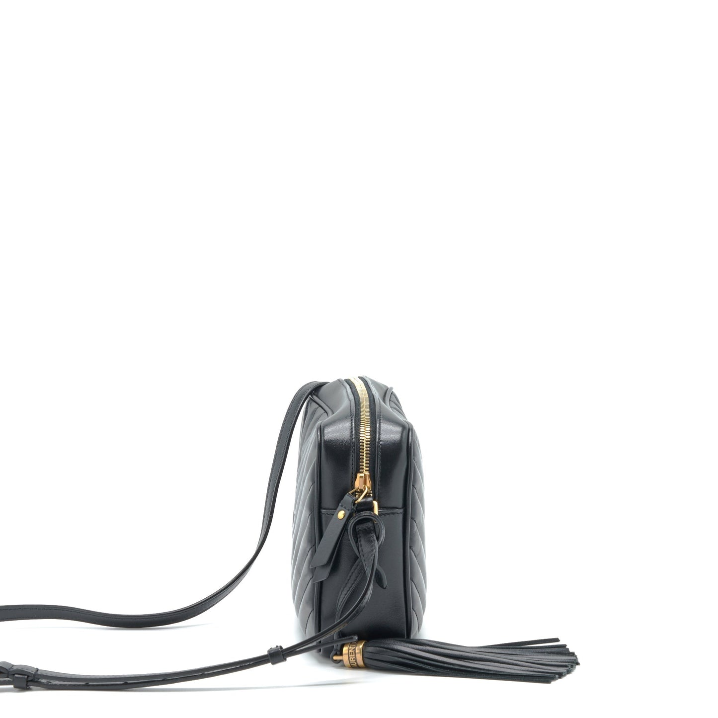 YSL Saint Laurent Lou Camera Purse Calfskin Black Travel Bag