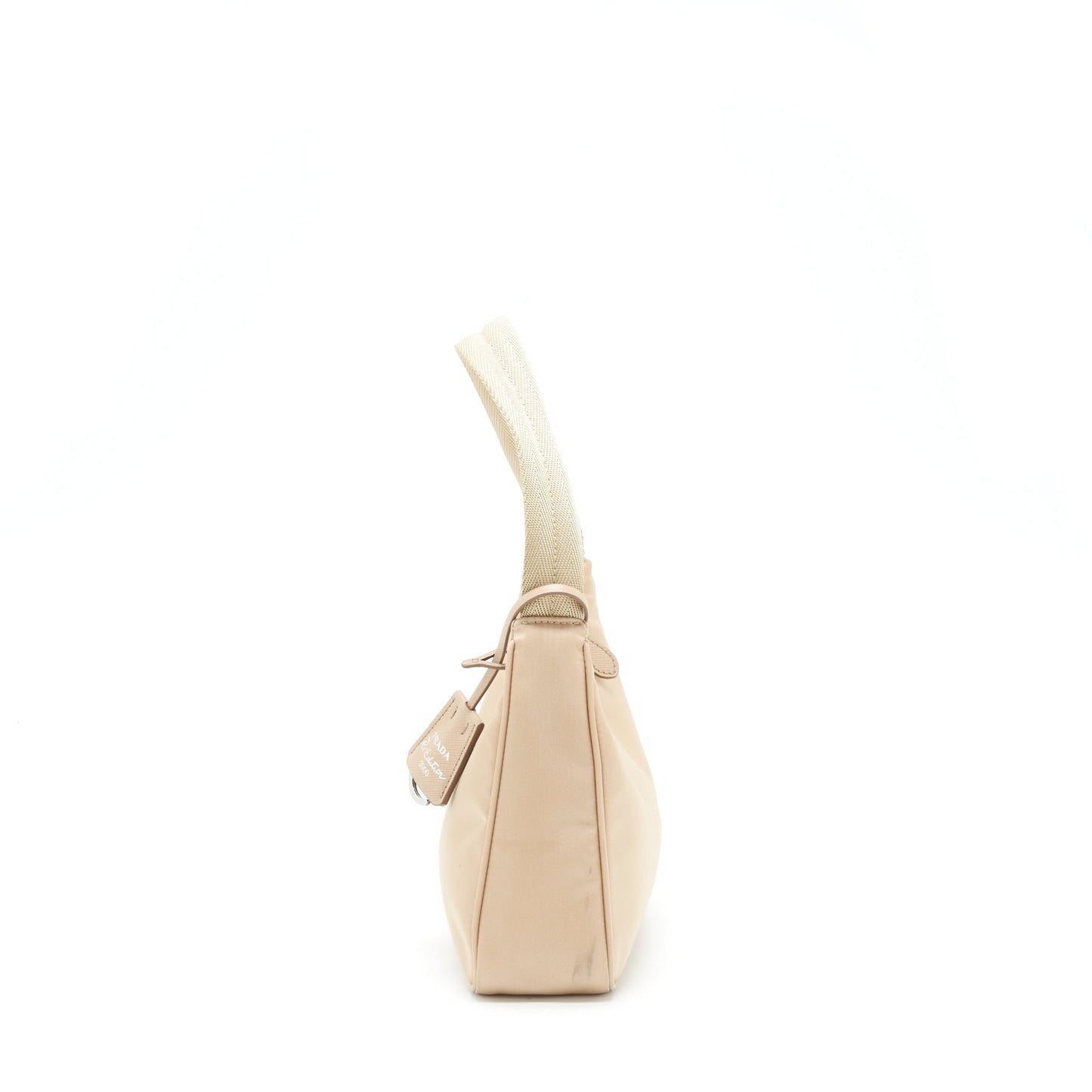 Prada Re Re Edition Purse Handbag Nylon Beige Travel Bag