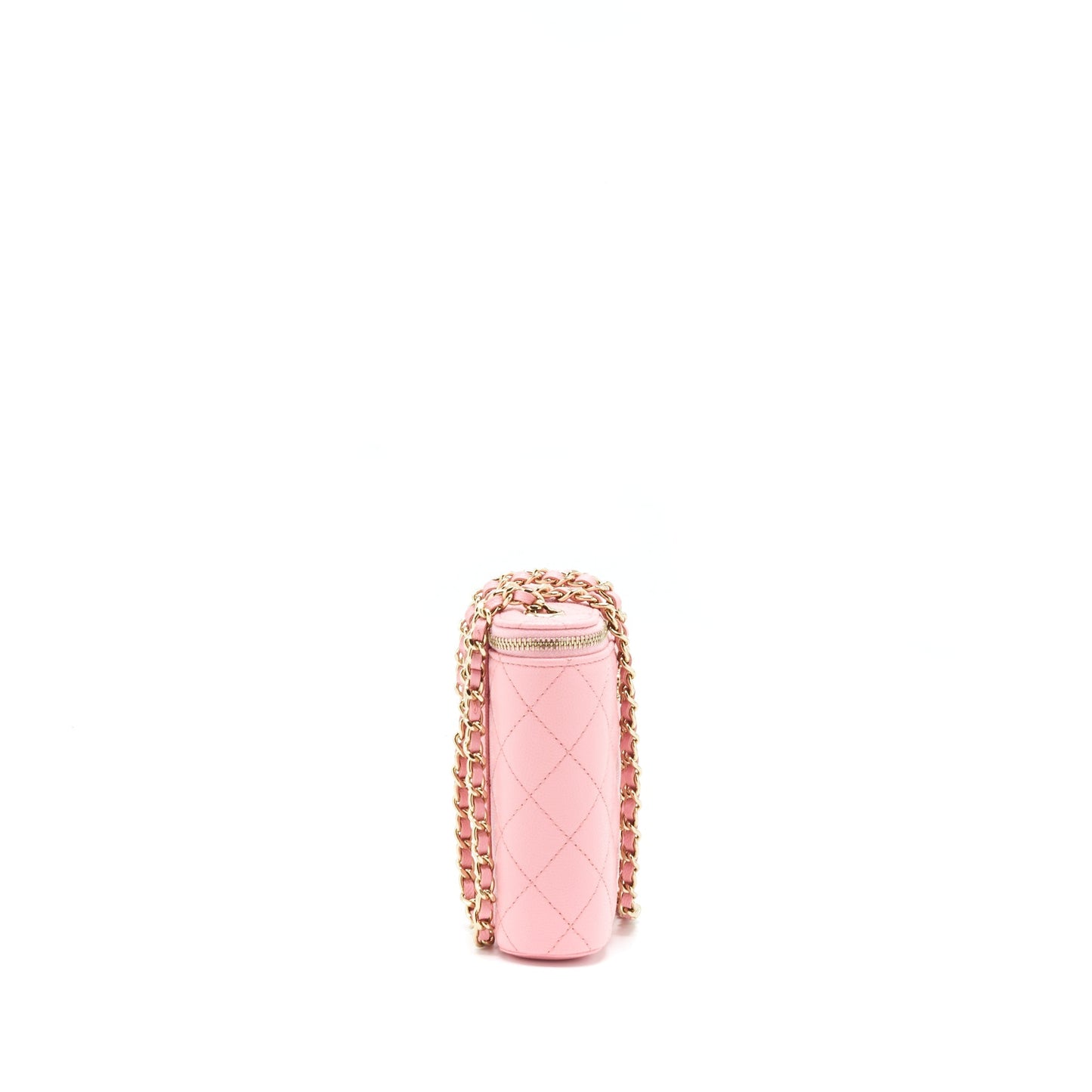 Chanel 22C Vertical Vanity On Caviar Sakura Pink Handbag