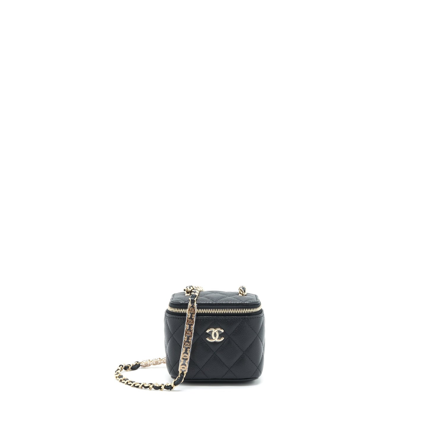 Chanel Vanity Caviar LGHW Black Mini Bag Lghw 2