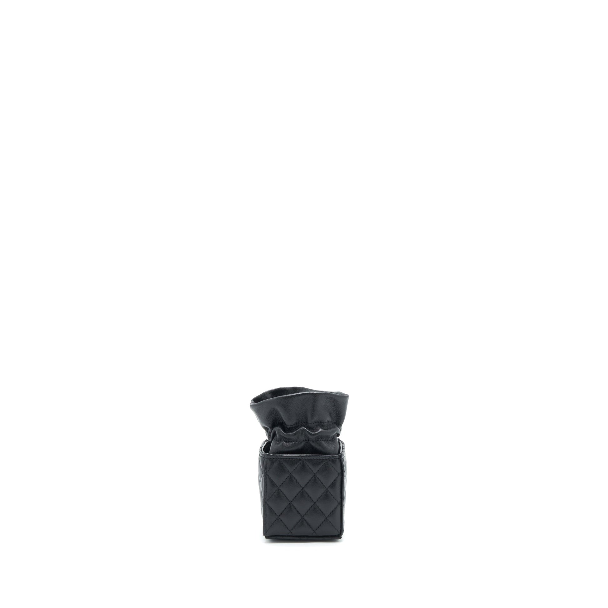 Chanel Vanity Lambskin GHW Black Mini Bag