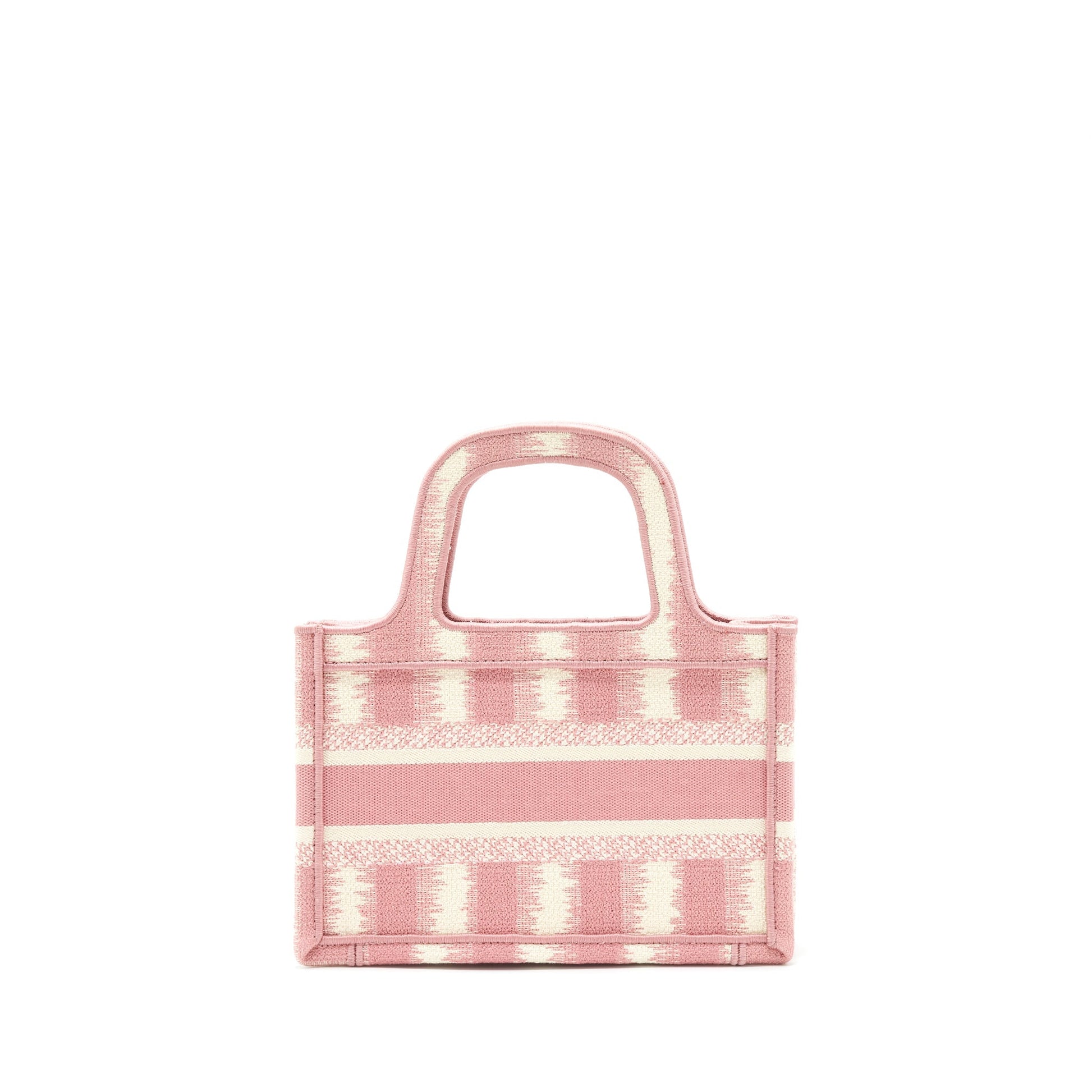 Dior Book Tote Purse Handbag White Pink Tote Bag