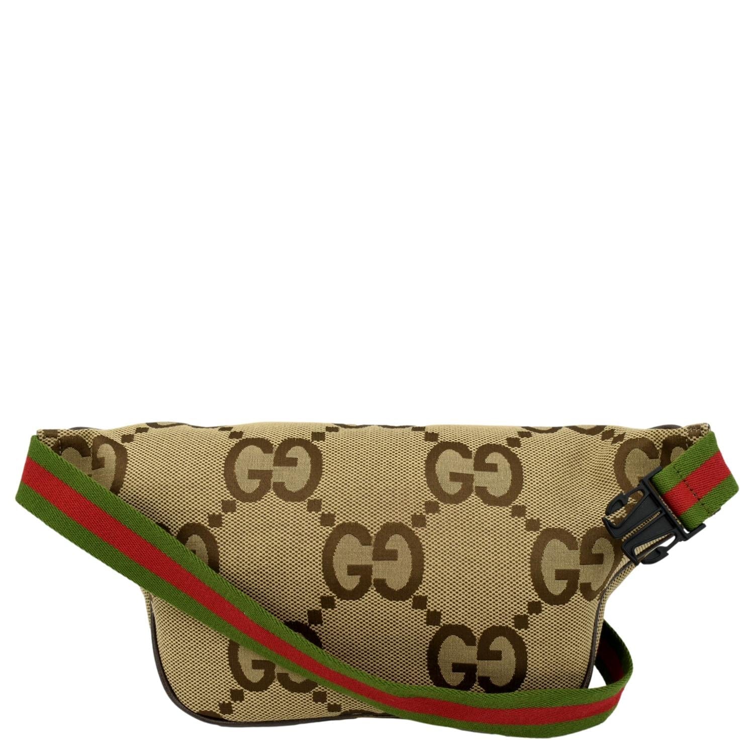 Gucci Jumbo Belt Bag Leather Canvas Accessory