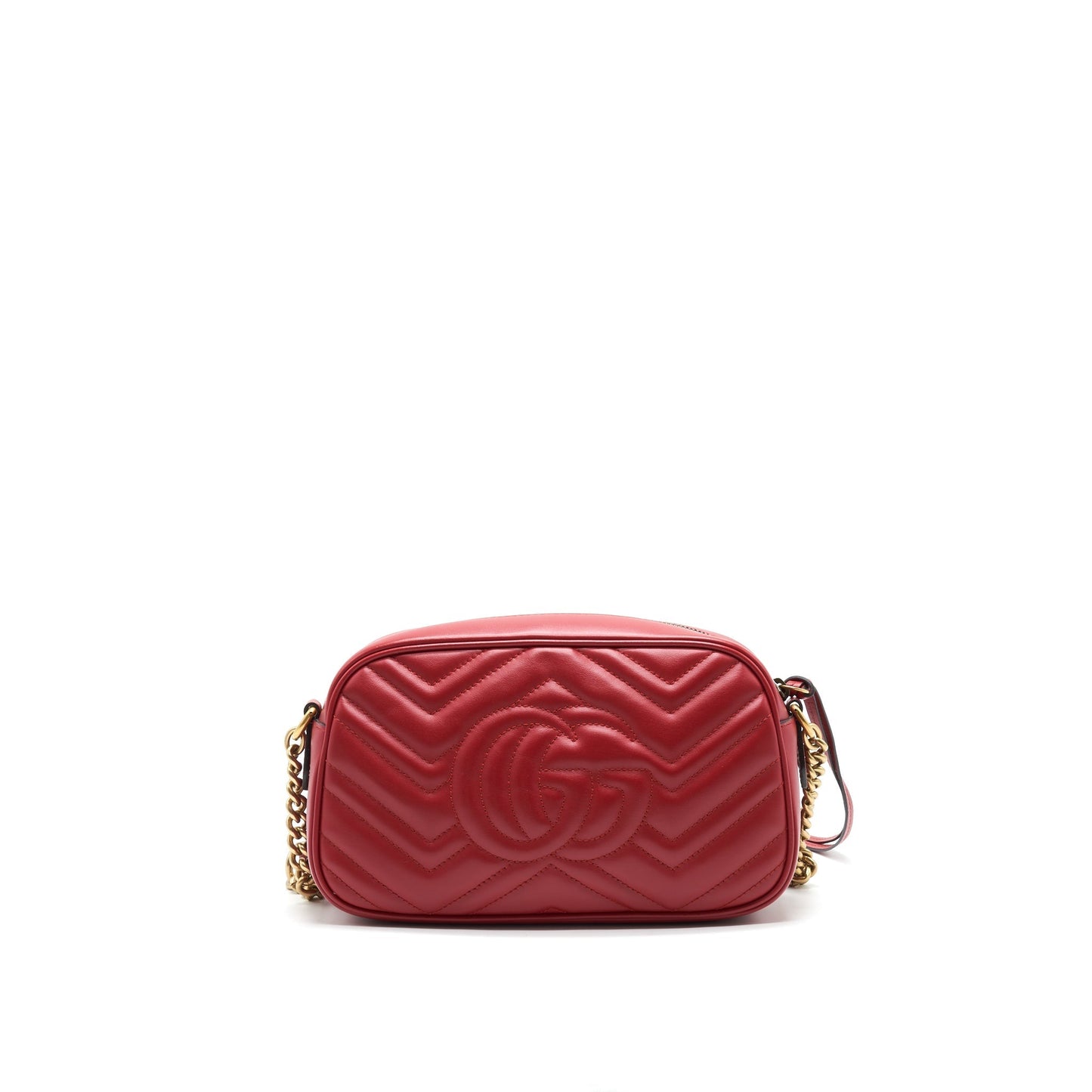 Gucci Marmont Camera Bag In Red Travel Bag