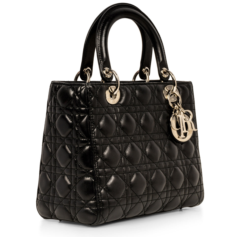 Dior Christian Lady Tote Bag Medium Dior Medium 2