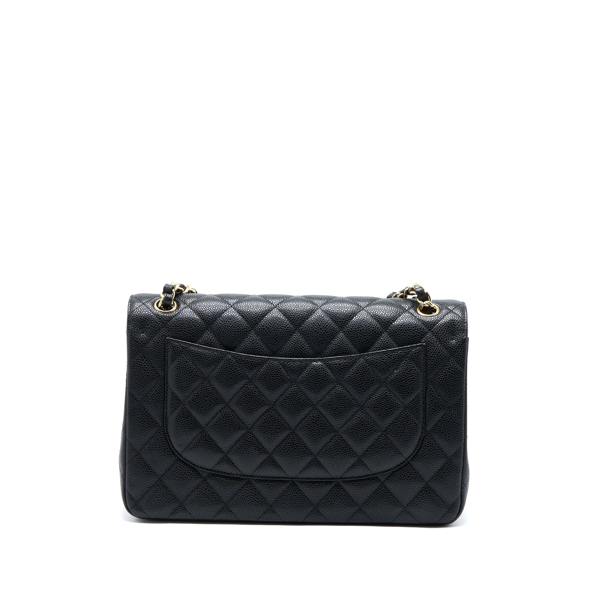 Chanel Jumbo Classic Double Flap Caviar GHW Black Shoulder Bag Ghw 3